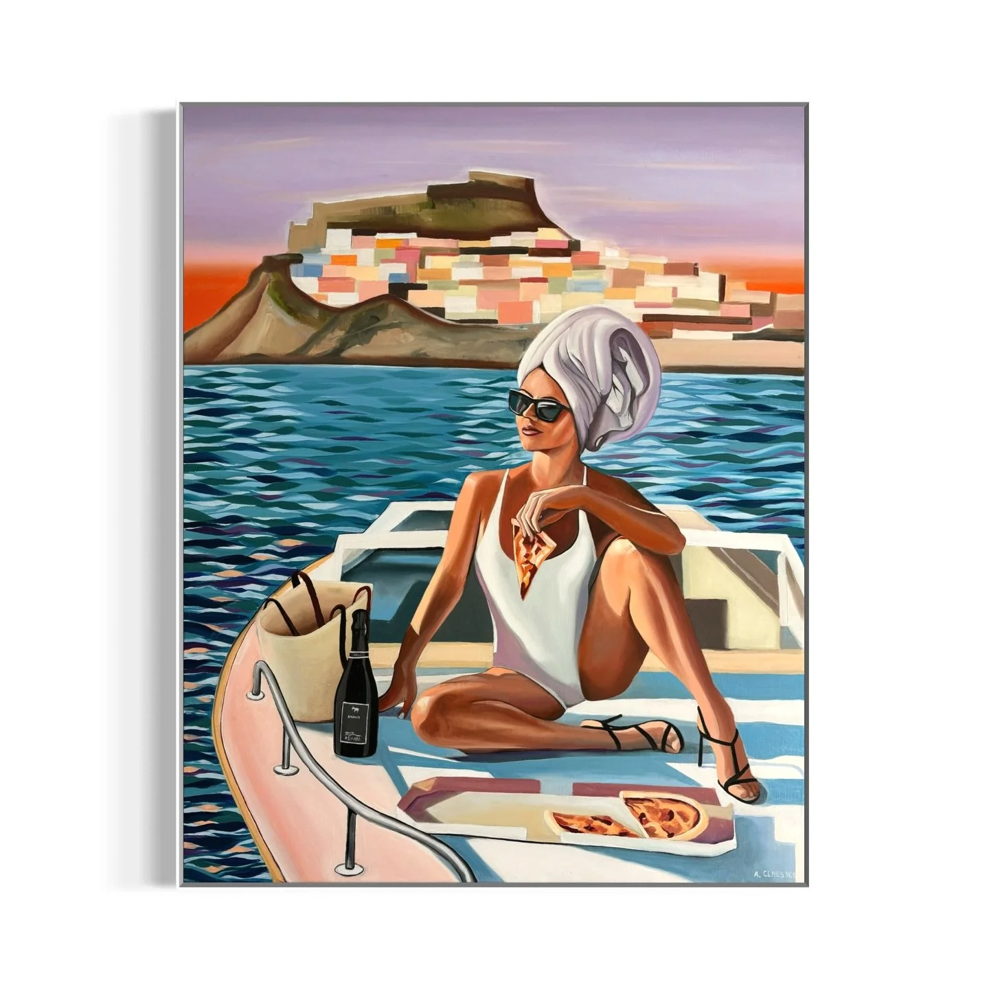 La Donna Sarda.
Oil on linen - 100 x 80 cm.