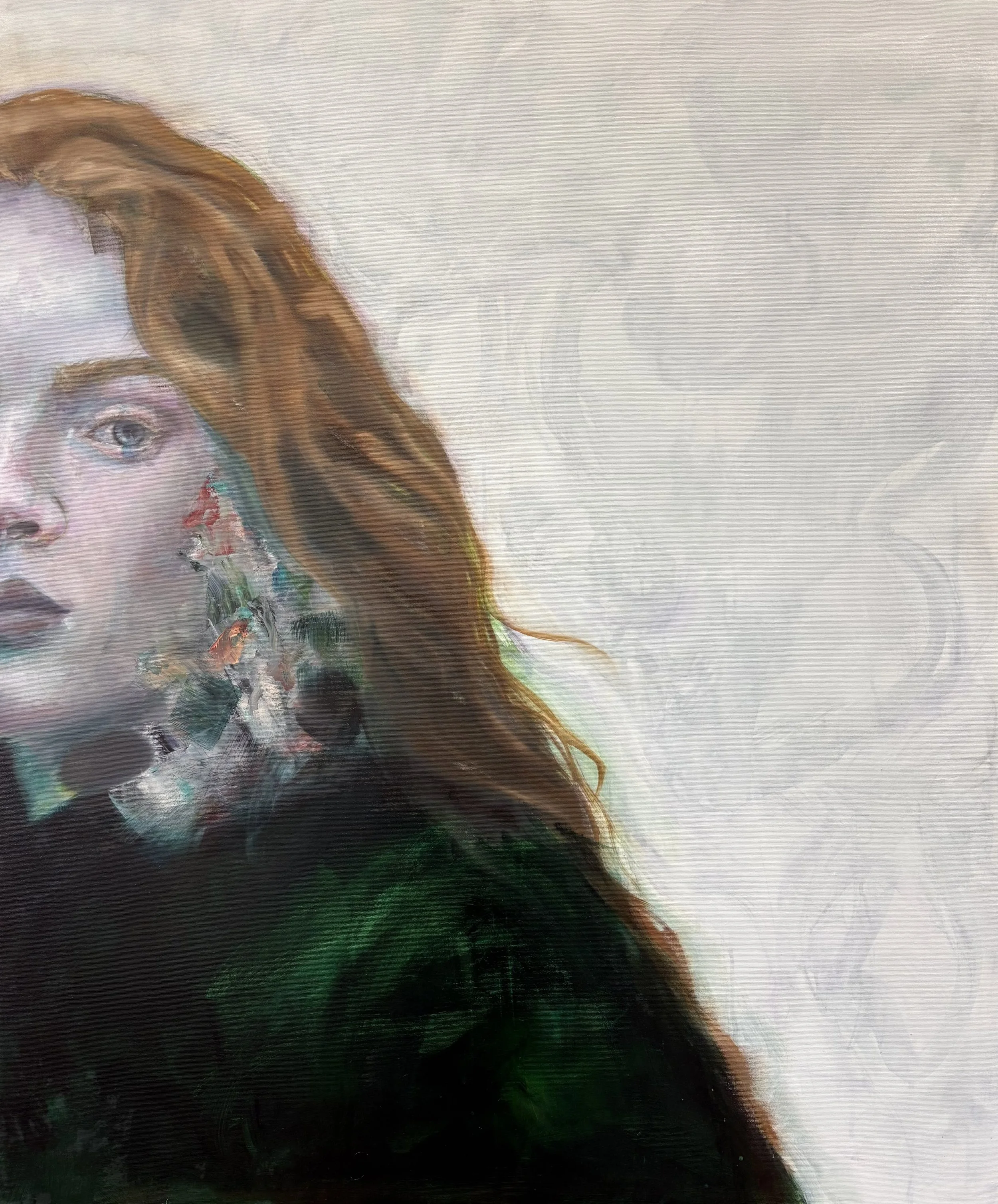 "SCHNEEKÖNIGIN" 2025 | 120 X 100 cm | Oil on canvas
