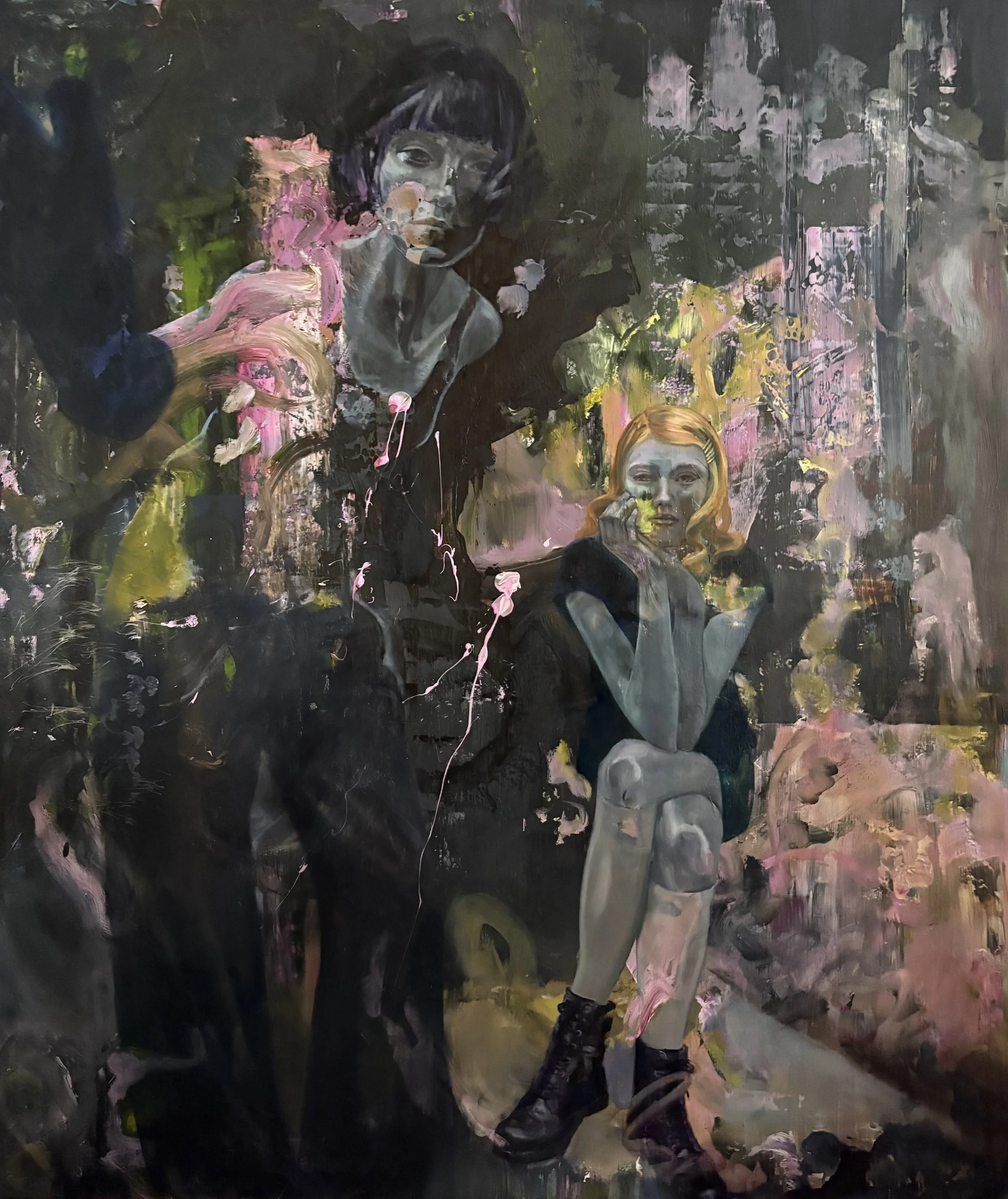 "ENCHANTED" 2025 | 140 X 120 cm | Acrylic/Oil on canvas
