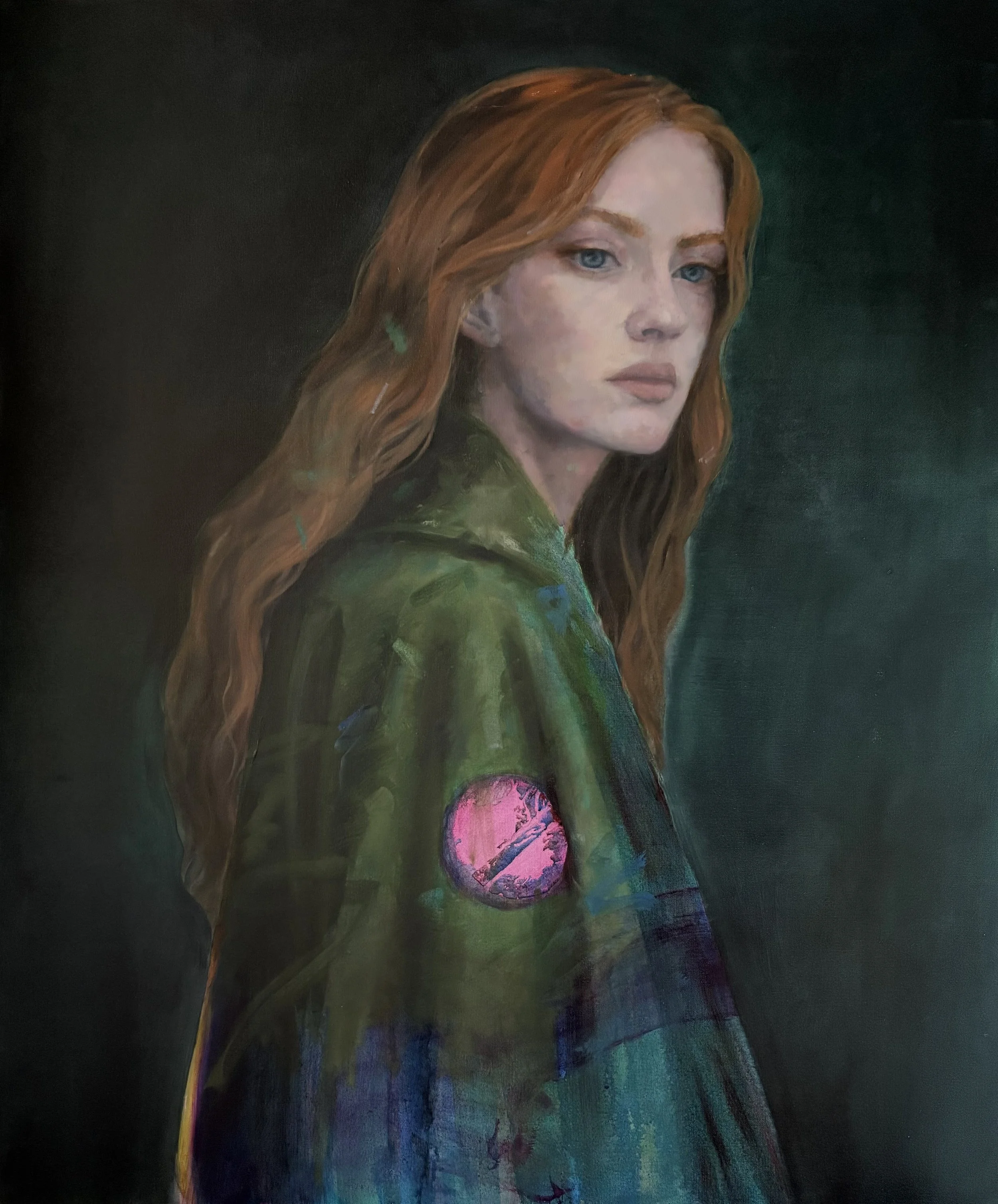 "HUNTRESS" 2025 | 120 X 100 cm | Oil on canvas
