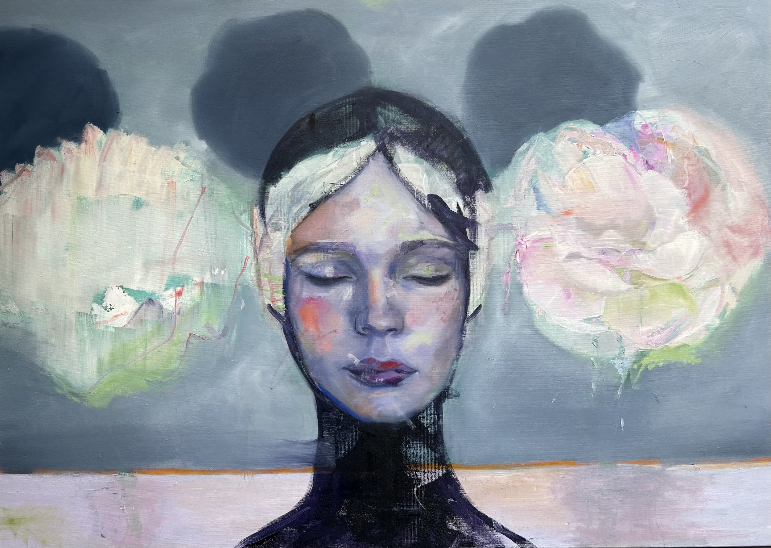 "BLACK SWAN" 2024 | 100 X 140 cm | Oil on canvas