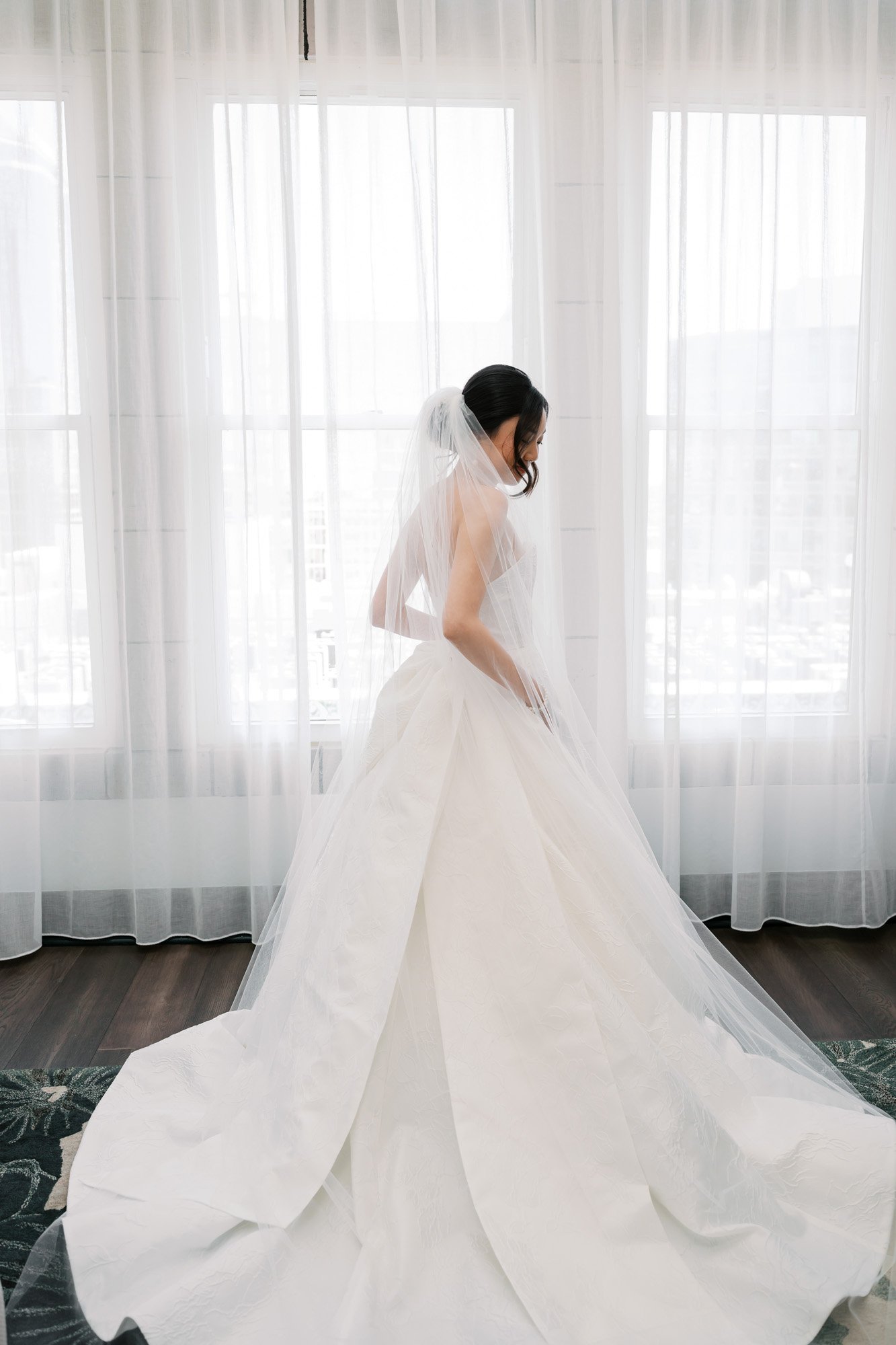 Bride Getting Ready at Hotel Kansas City Wedding Photography
