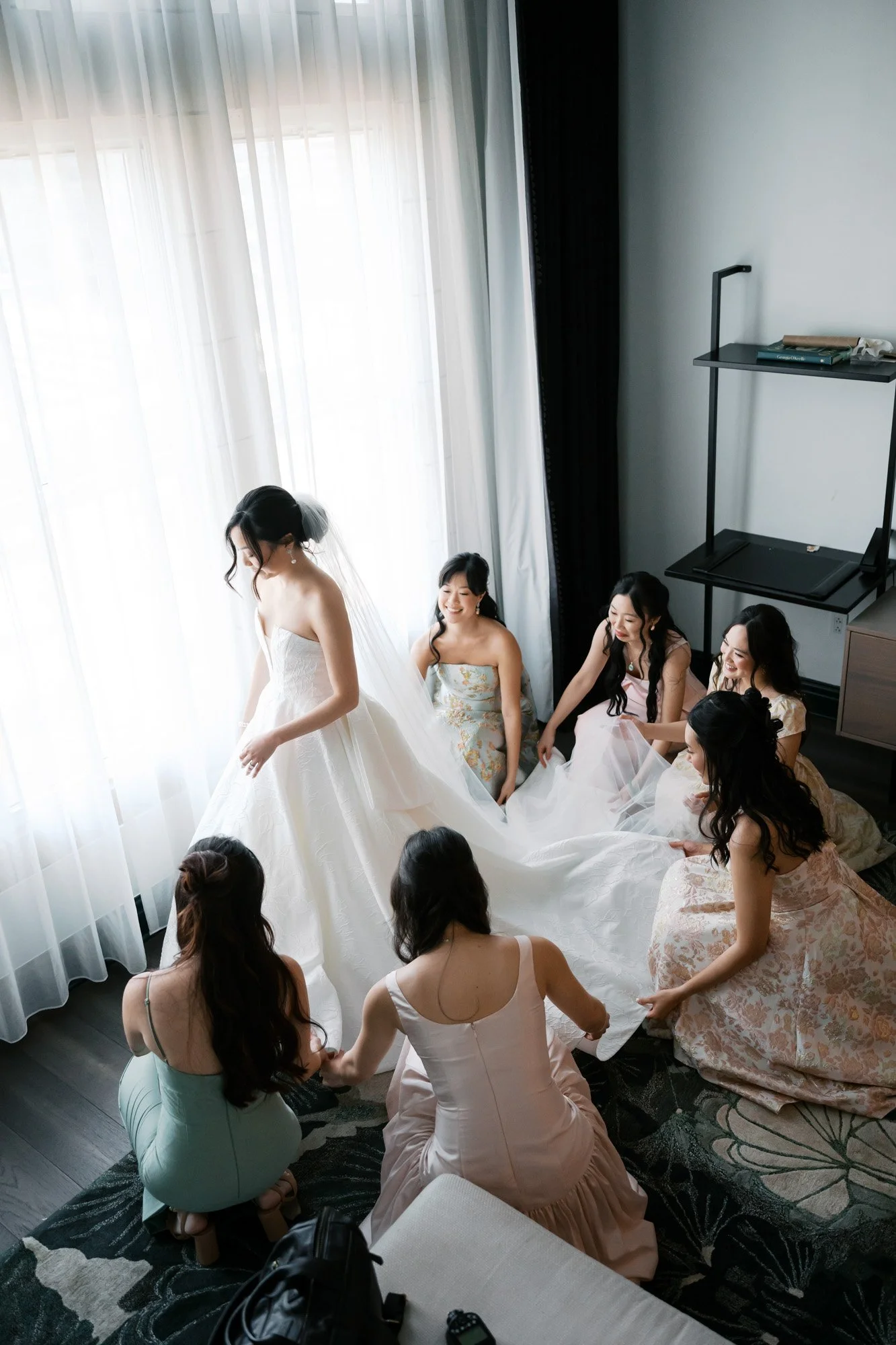 Bride Getting Ready at Hotel Kansas City Wedding Photography