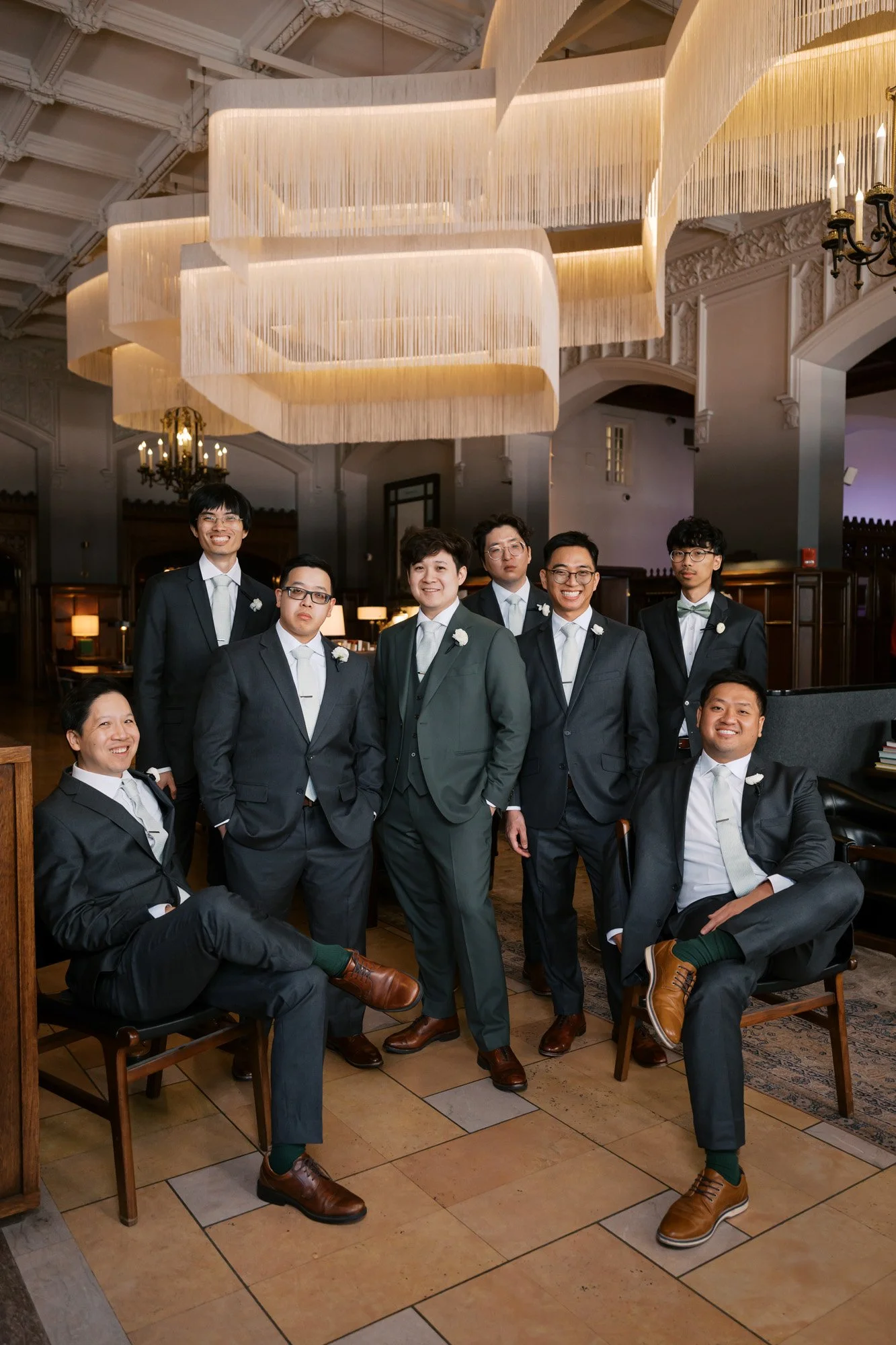 Hotel Kansas City Wedding Bridal Party Portraits Monphotography-20.jpg