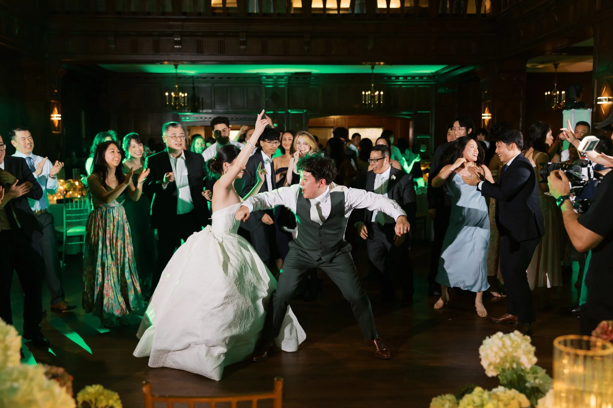 Hotel Kansas City Wedding Reception Dancing by Monphotography