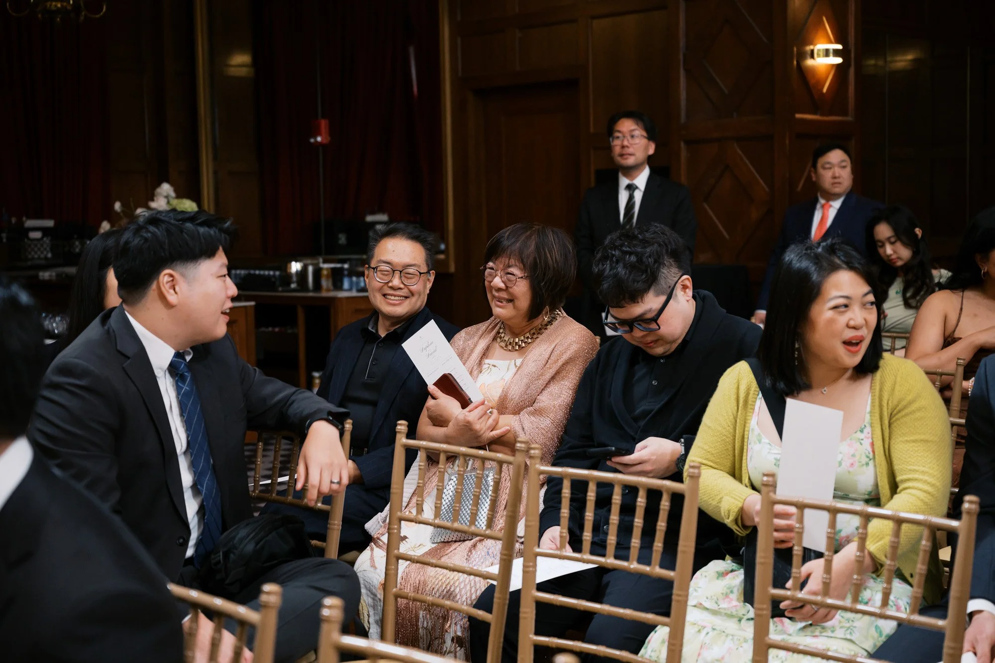 Hotel Kansas City Tudor Ballroom Wedding Ceremony by Monphotography