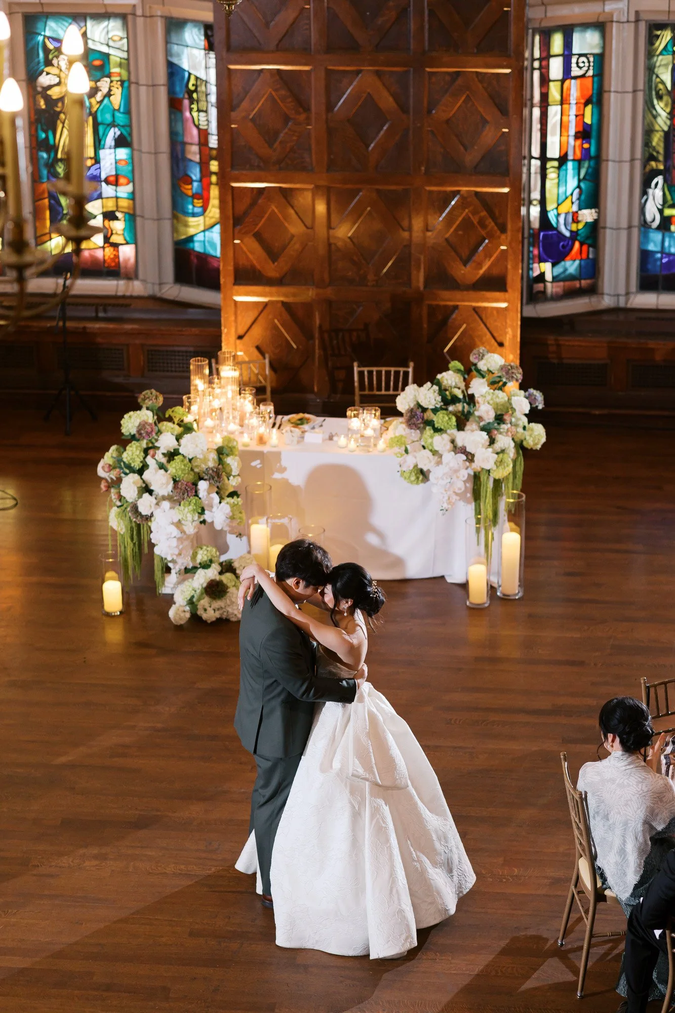 Hotel Kansas City Tudor Ballroom Reception Wedding Photography