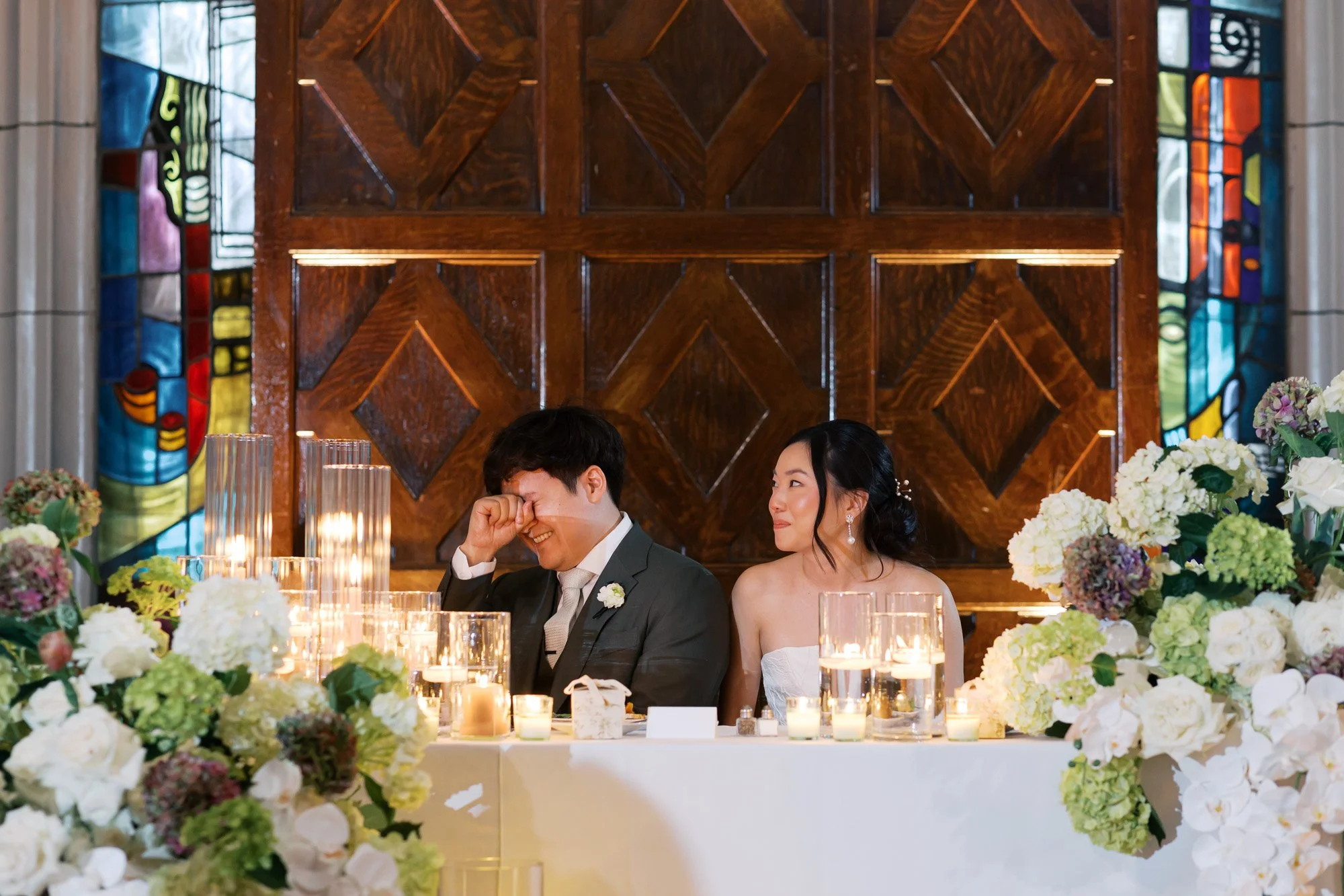 Hotel Kansas City Tudor Ballroom Reception Wedding Photography