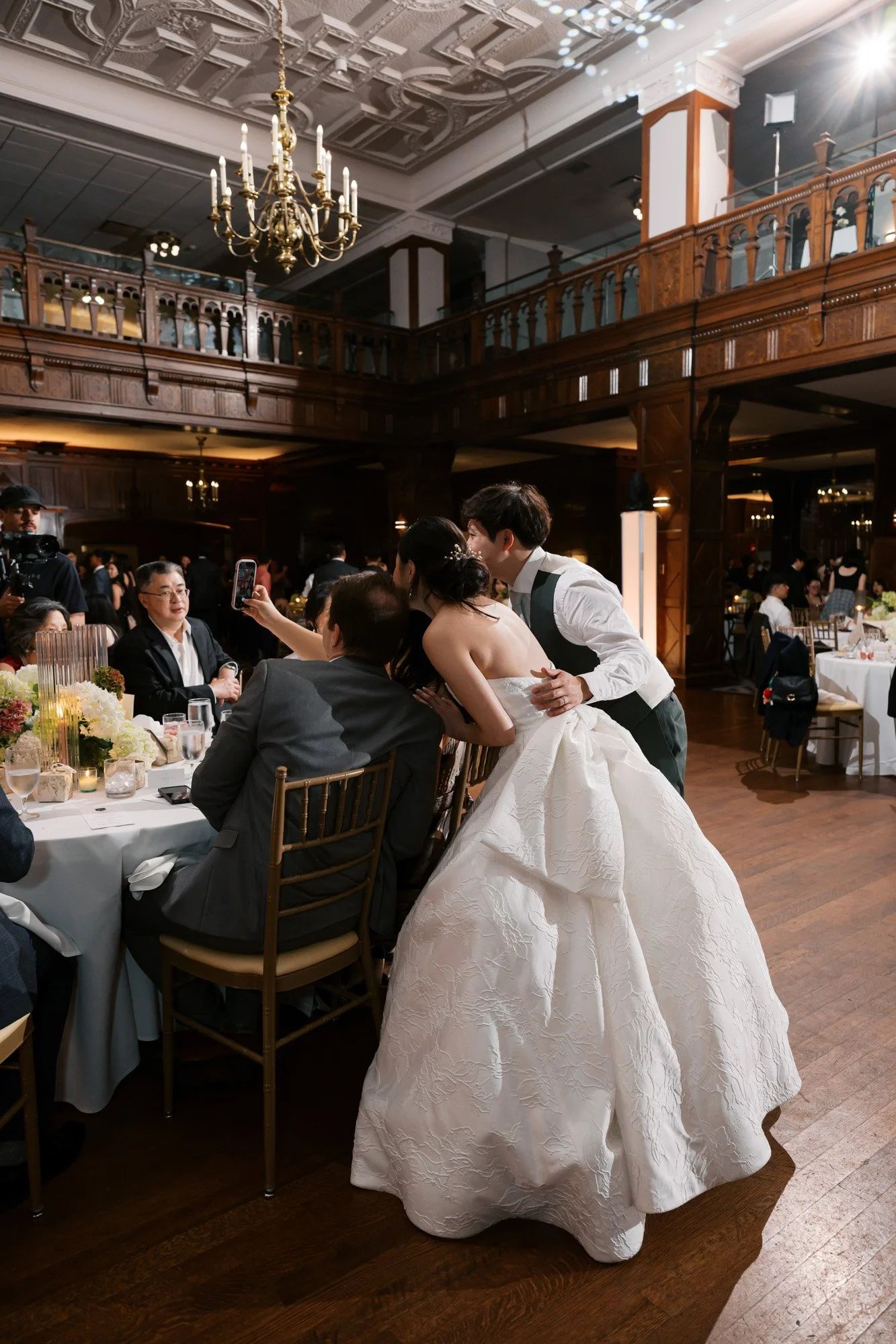 Hotel Kansas City Tudor Ballroom Reception Wedding Photography