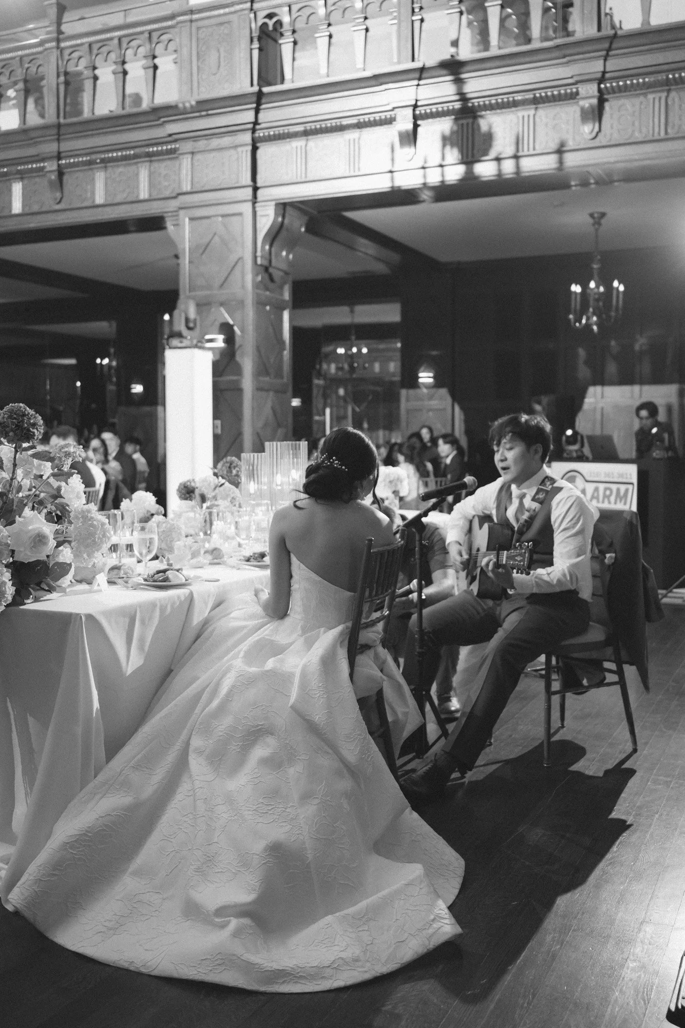 Hotel Kansas City Tudor Ballroom Reception Wedding Photography