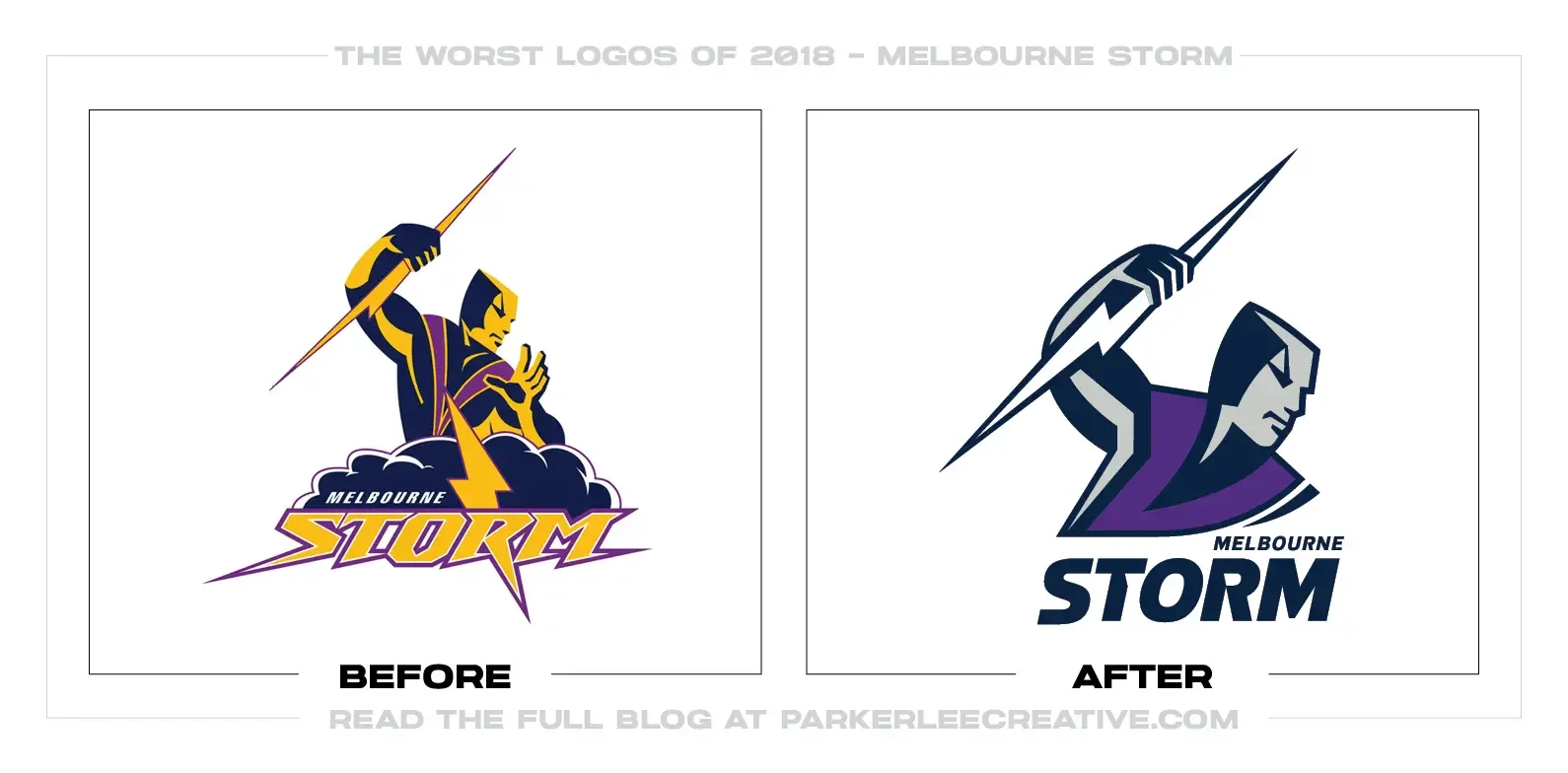 Before-and-after Melbourne Storm logo comparison
