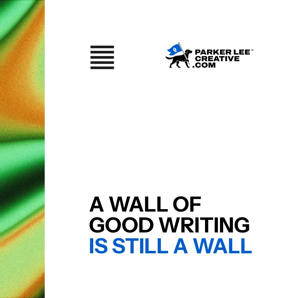 A Wall of Good Writing Is Still a Wall