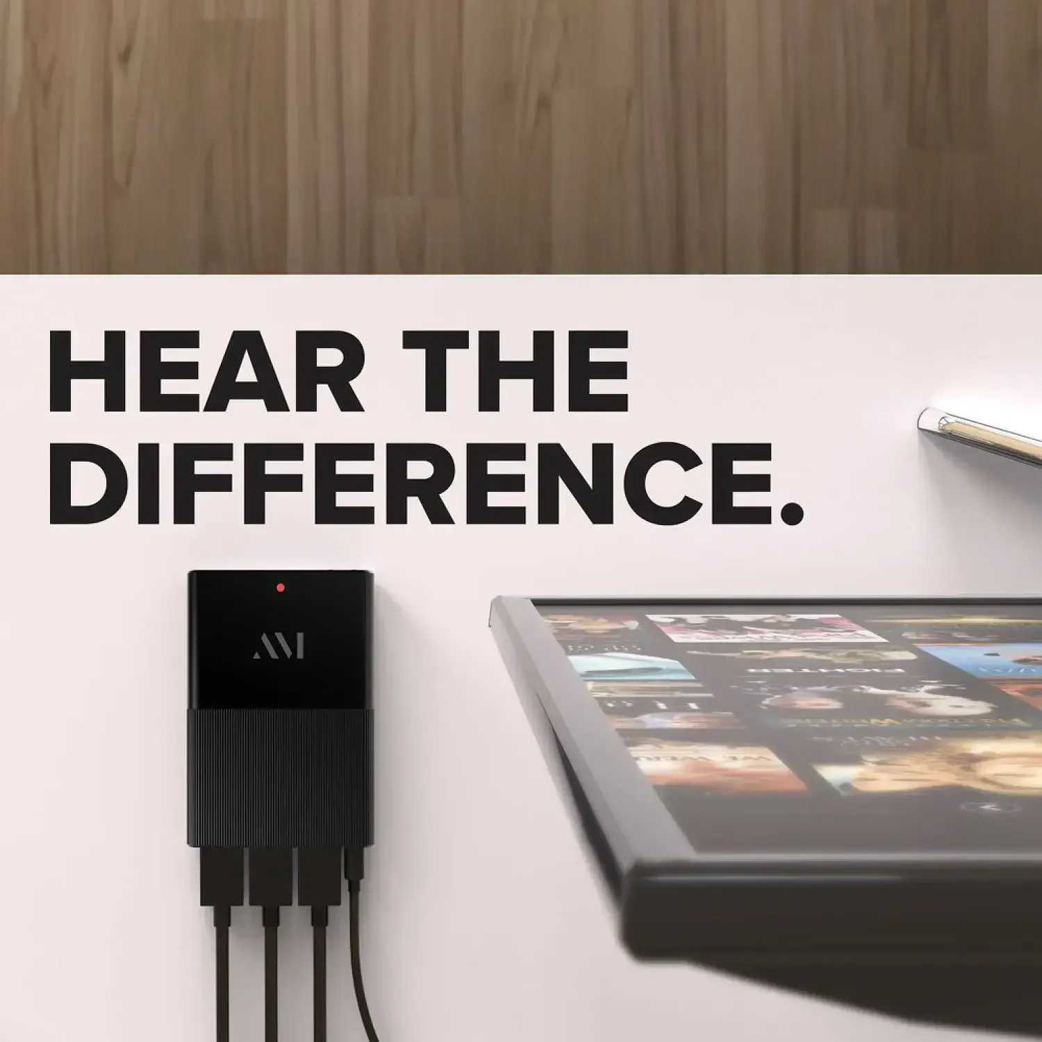 Hear the Difference audio campaign social graphic