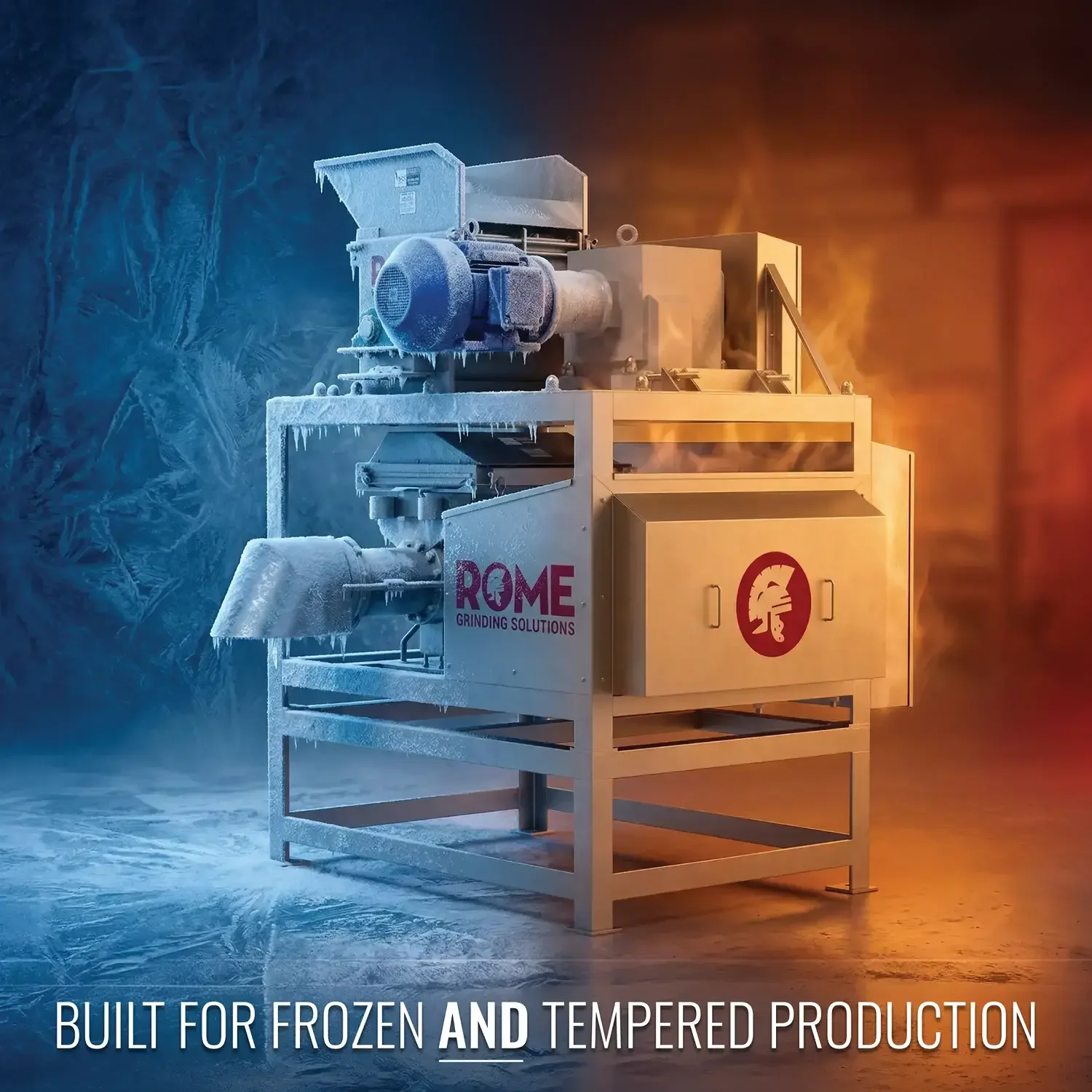 Rome Grinding Solutions frozen food production campaign