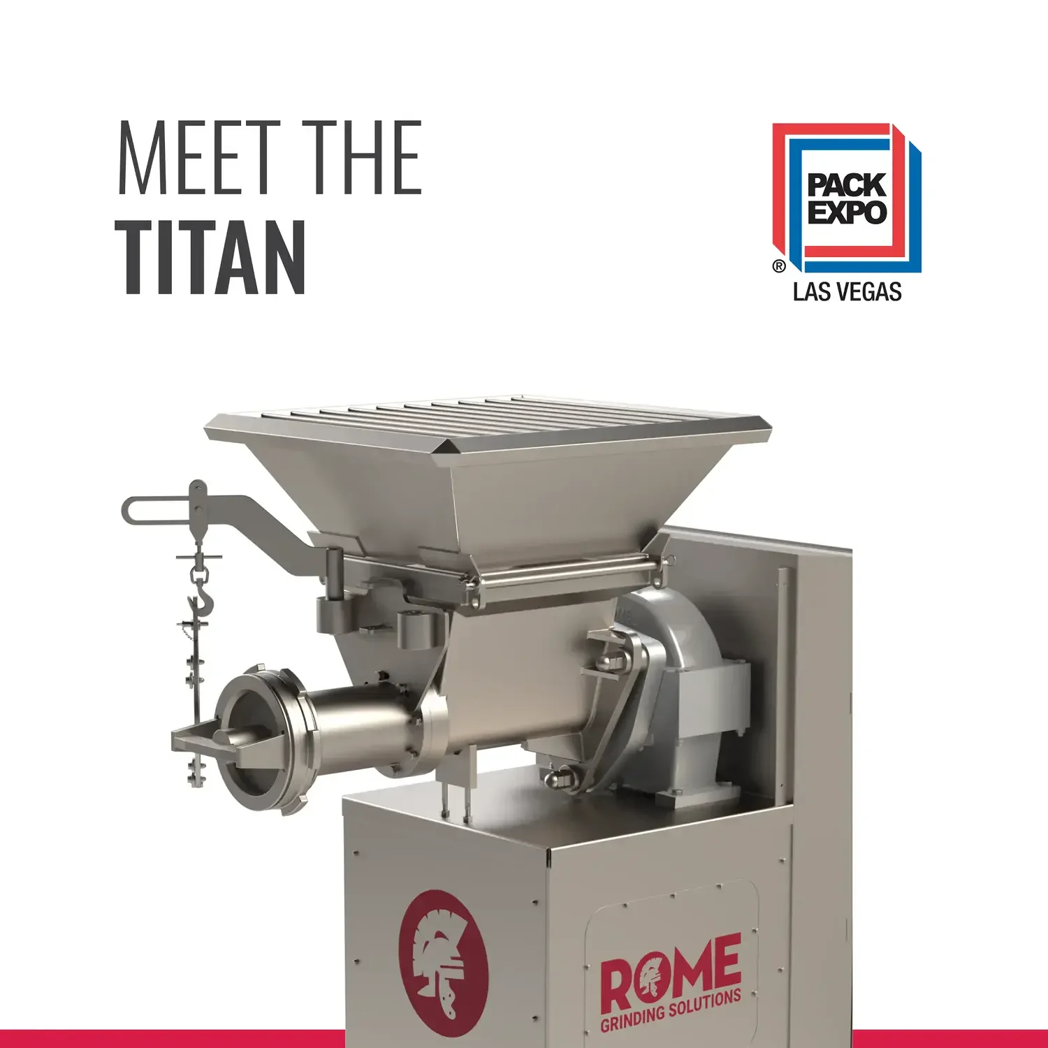 Rome Grinding Solutions Titan grinder product graphic