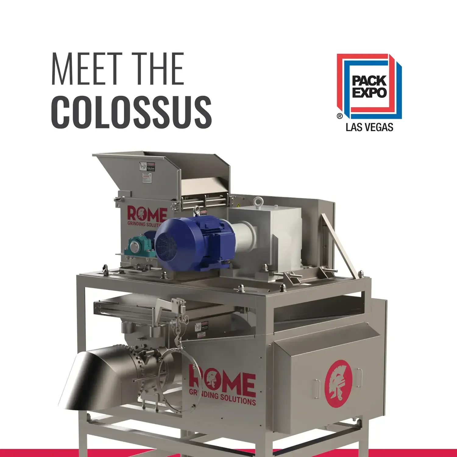 Rome Grinding Solutions Colossus grinder product graphic