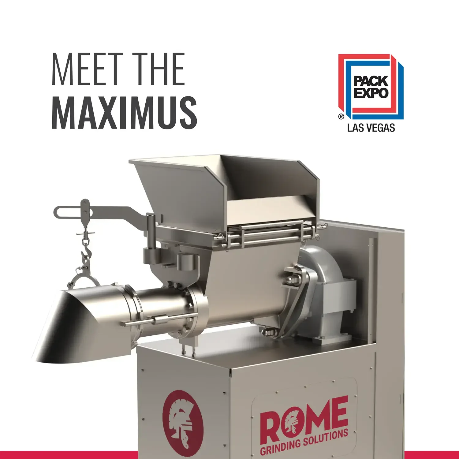 Rome Grinding Solutions Maximus grinder product graphic