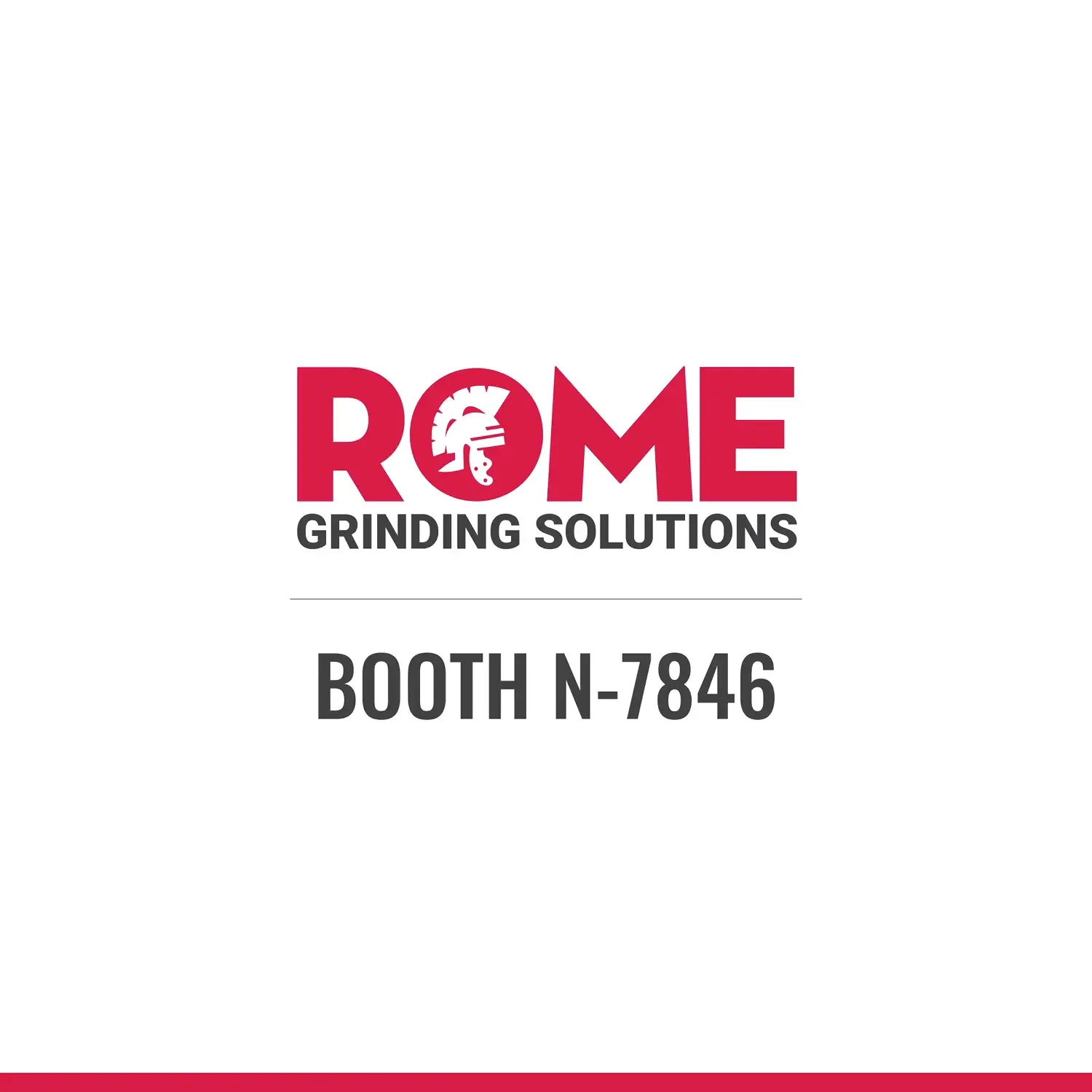 Rome Grinding Solutions Pack Expo booth announcement