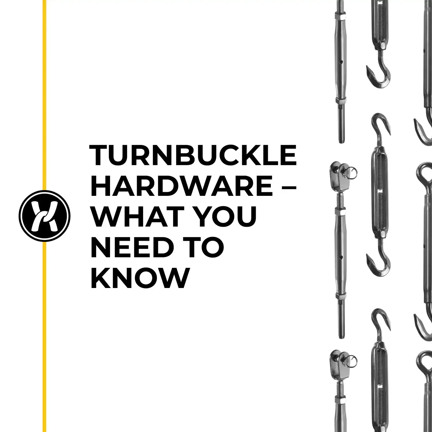 Turnbuckle hardware educational social post