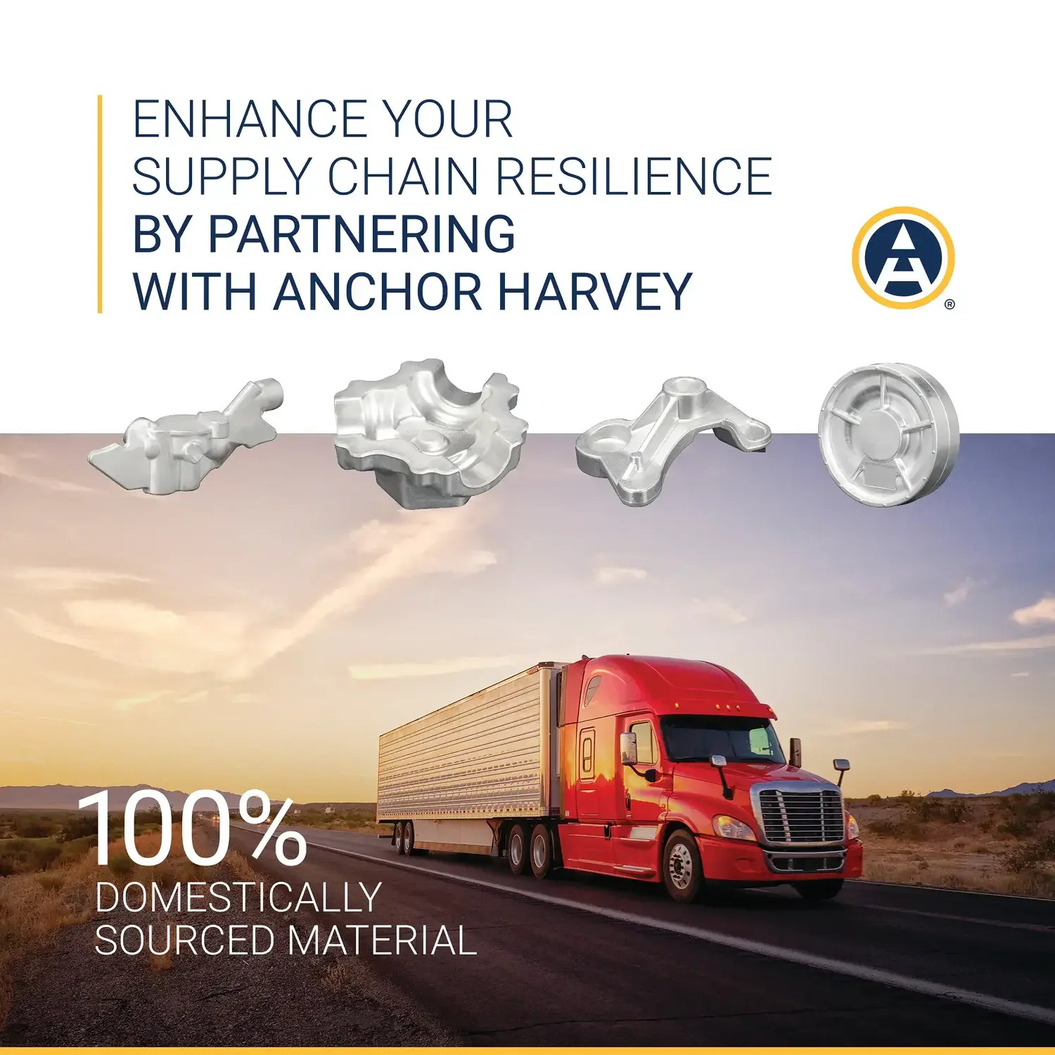 Anchor Harvey domestic supply chain campaign graphic