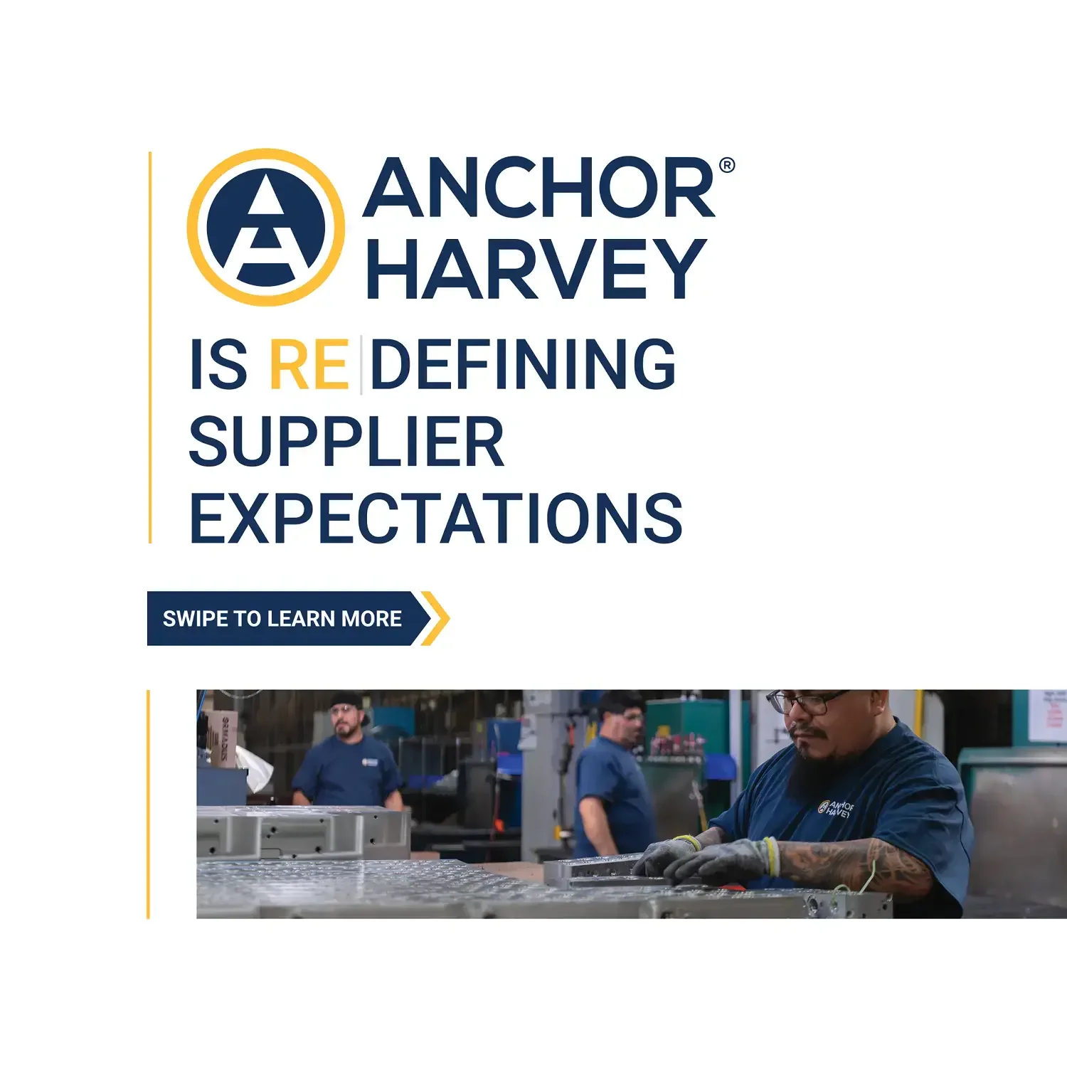 Anchor Harvey supplier expectations social graphic