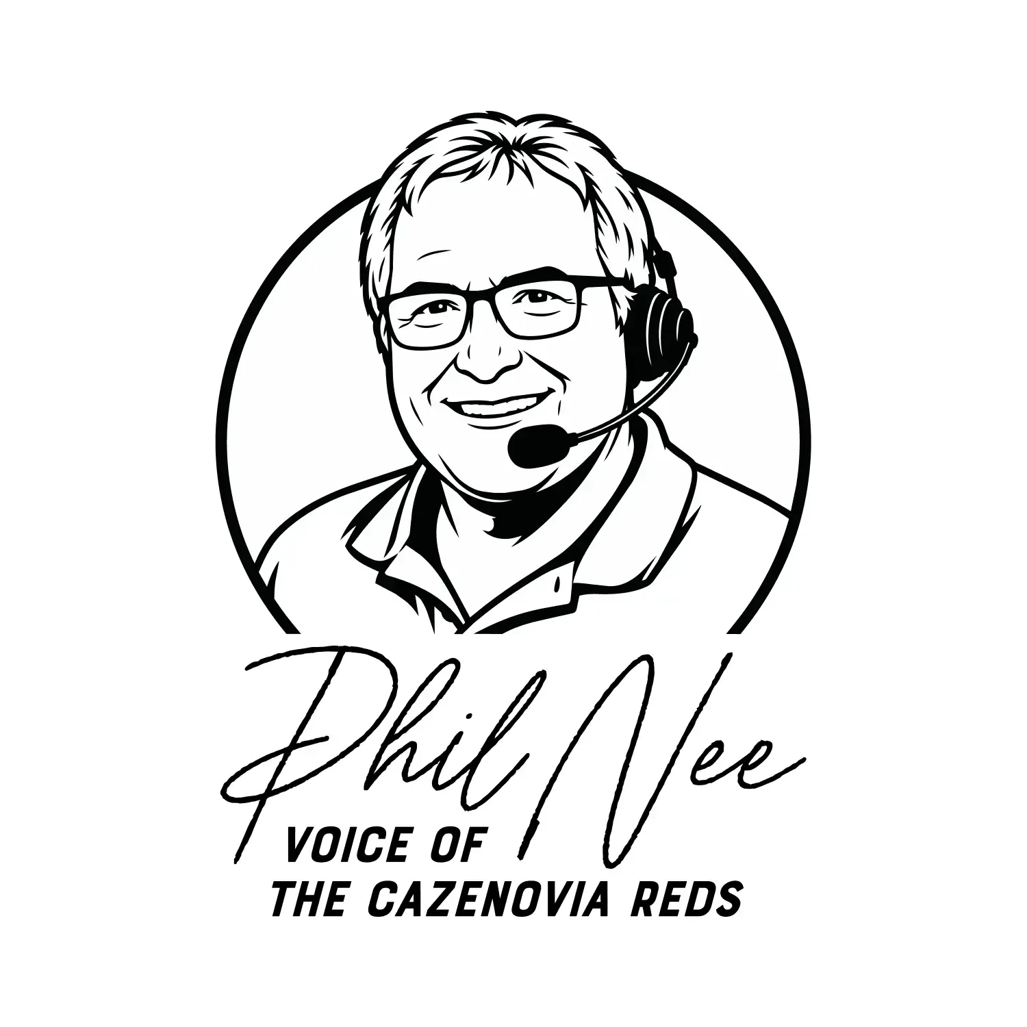 Phil Nee voice of the Cazenovia Reds portrait
