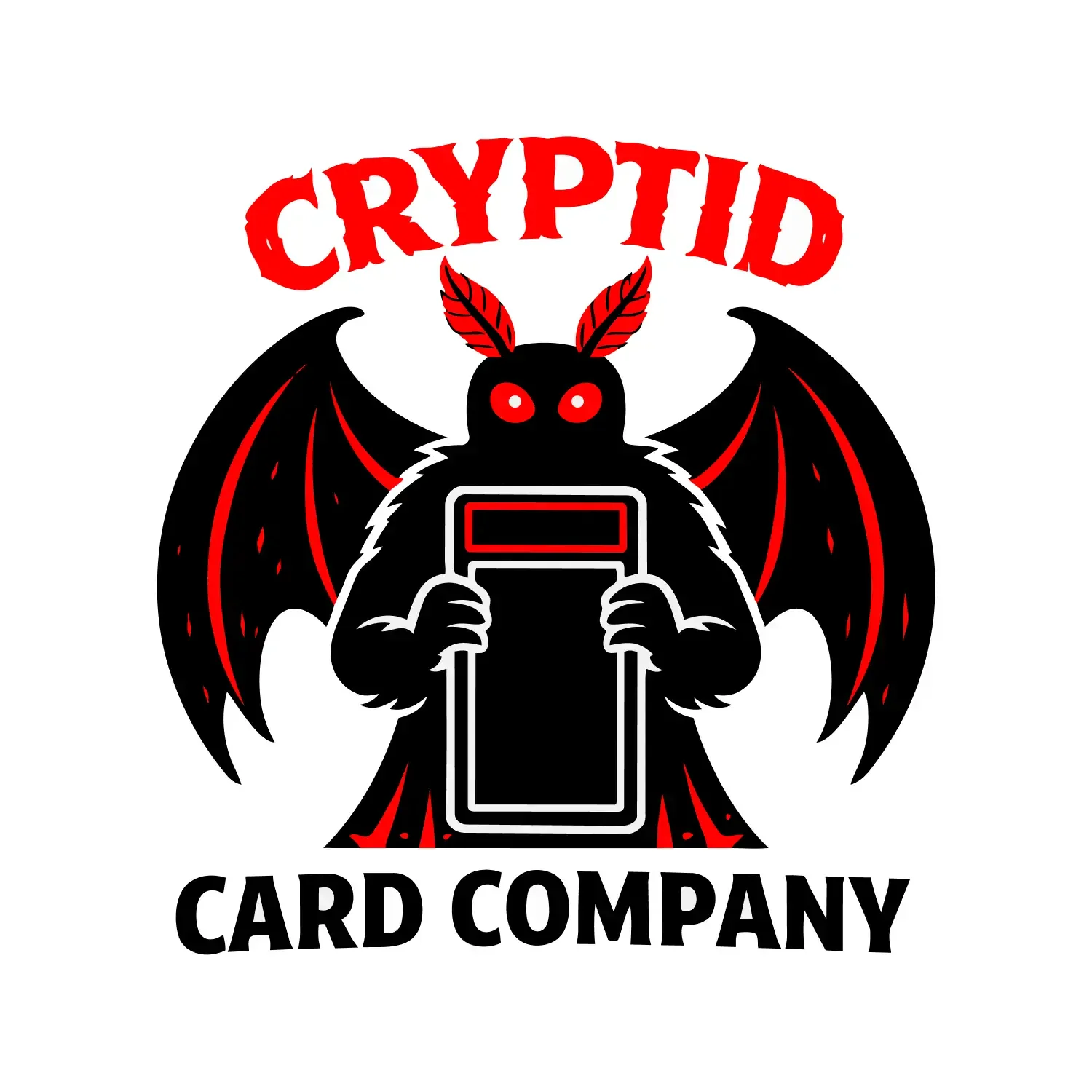 Cryptid Card Company mothman logo