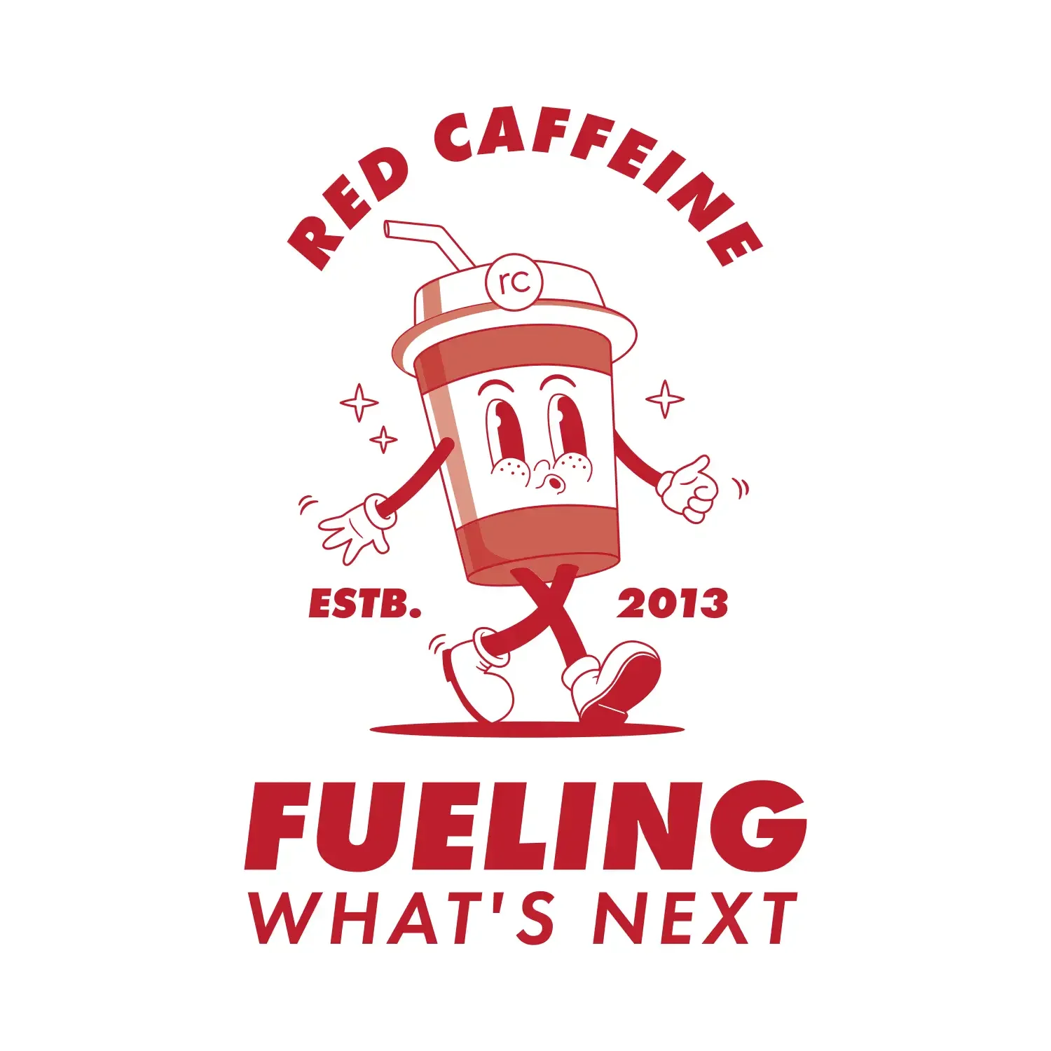 Red Caffeine brand-culture illustration 3