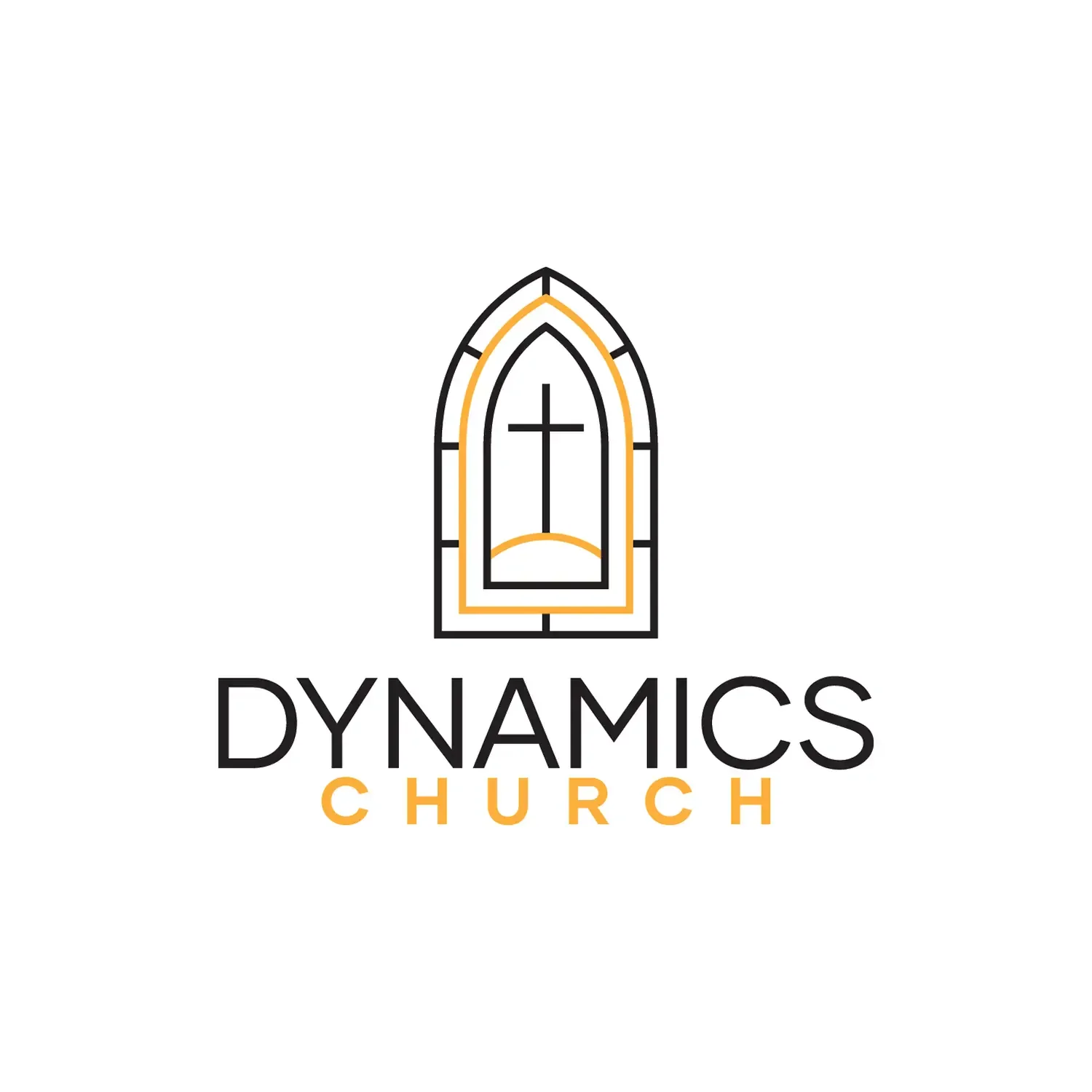 Dynamics Church stained-glass logo