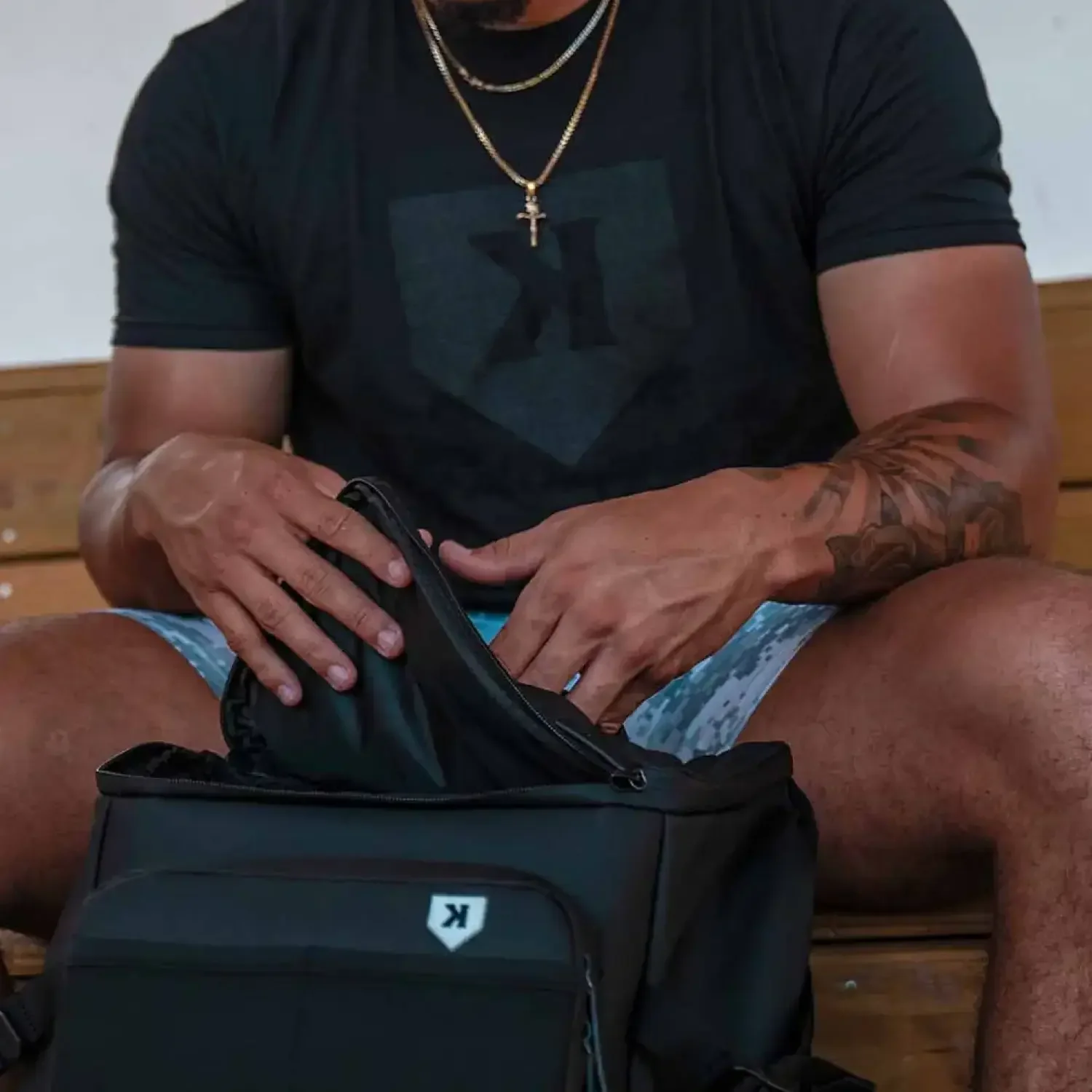 Pitchers Only brand iconography