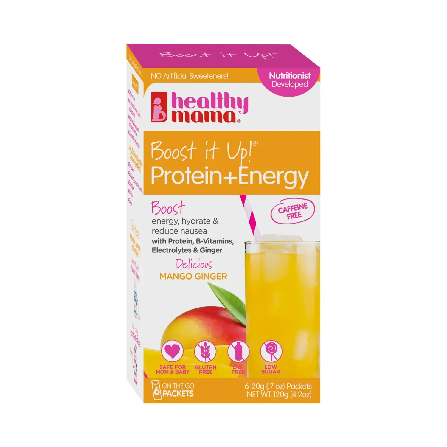 Healthy Mama Boost It Up protein and energy drink carton