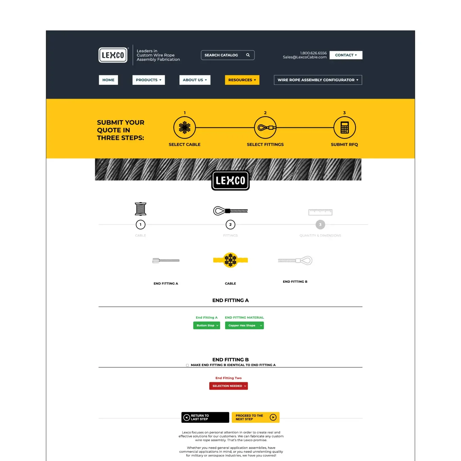 LEXCO cable manufacturing website 3