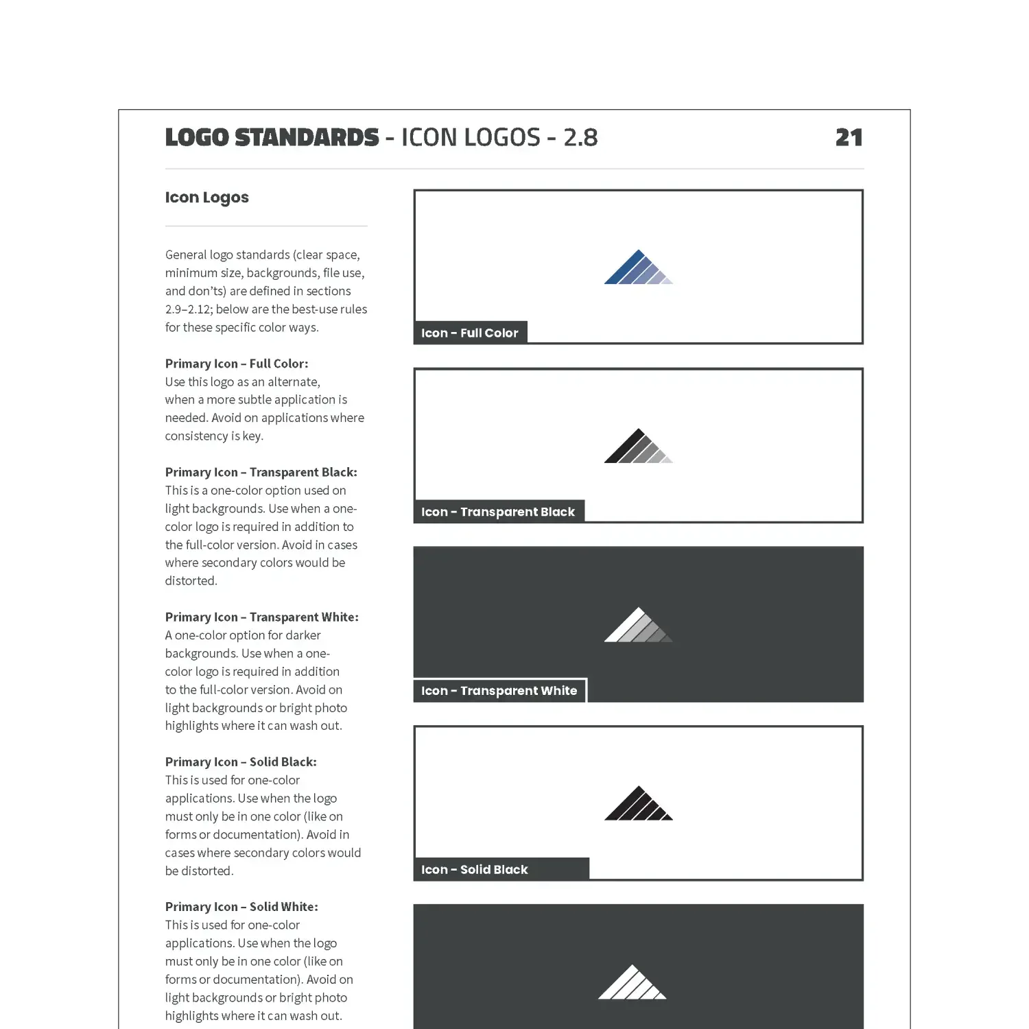 Terracon Precast logo standards page