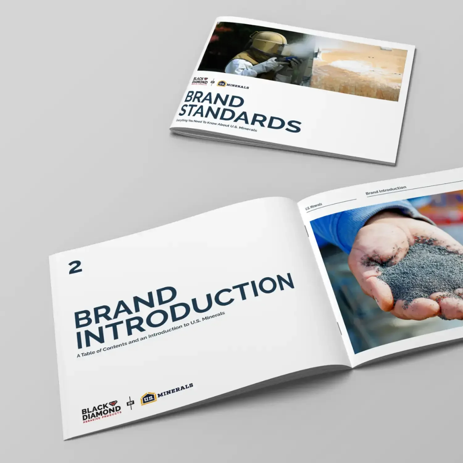 Black Diamond and U.S. Minerals brand introduction booklet