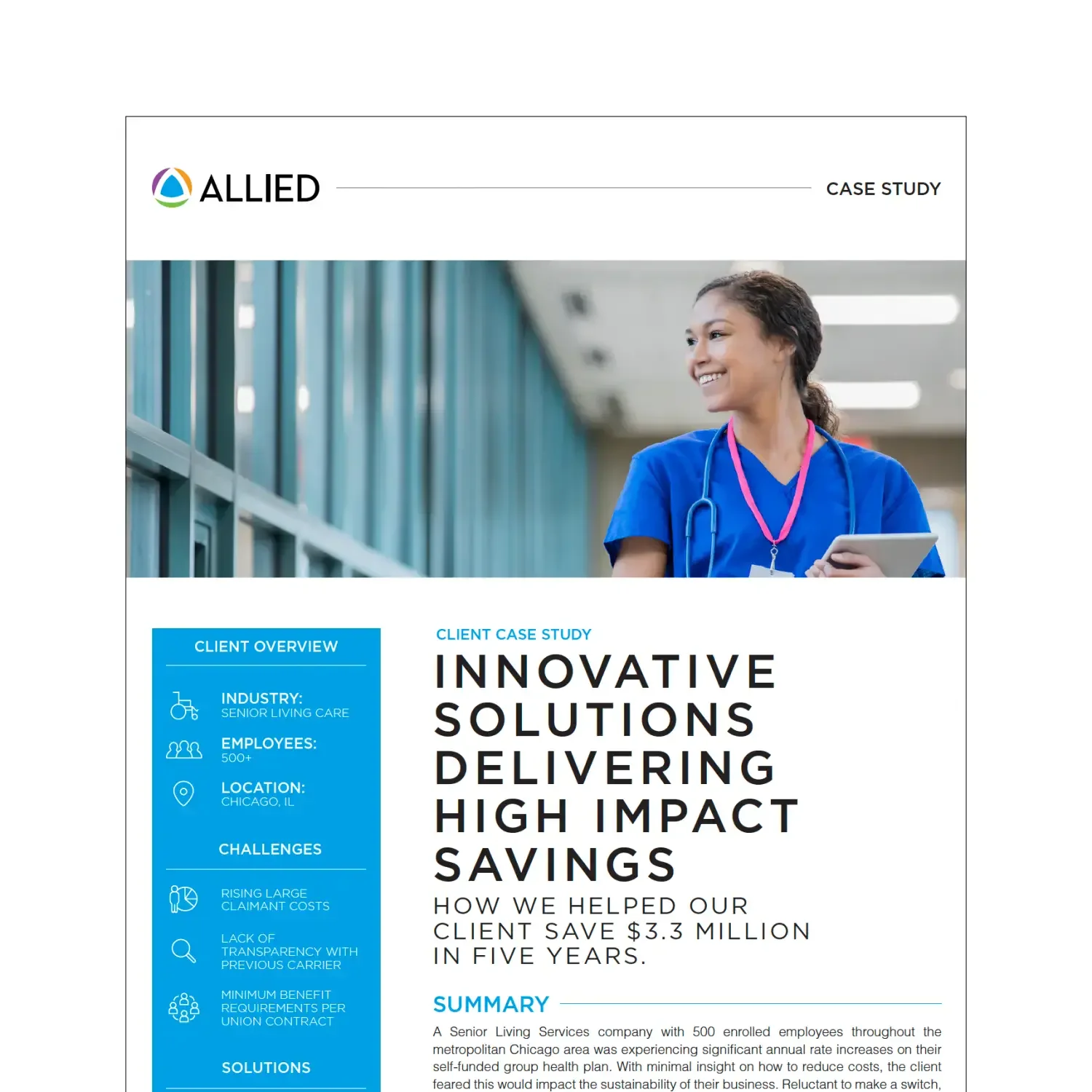 Allied high-impact savings case study