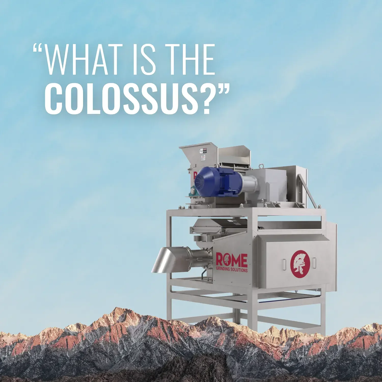 Rome Grinding Solutions What Is the Colossus promotional graphic