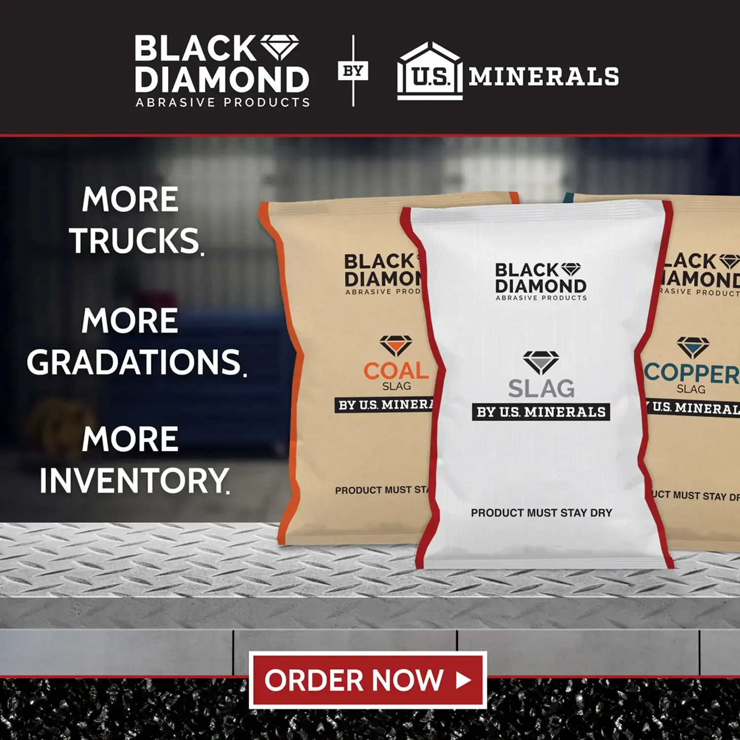 Black Diamond abrasive products inventory ad