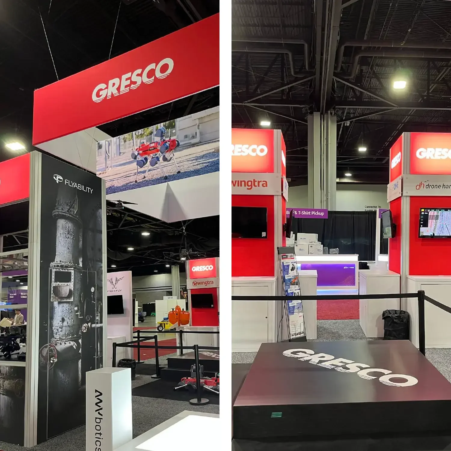 Gresco Utility Supply trade-show environmental graphics