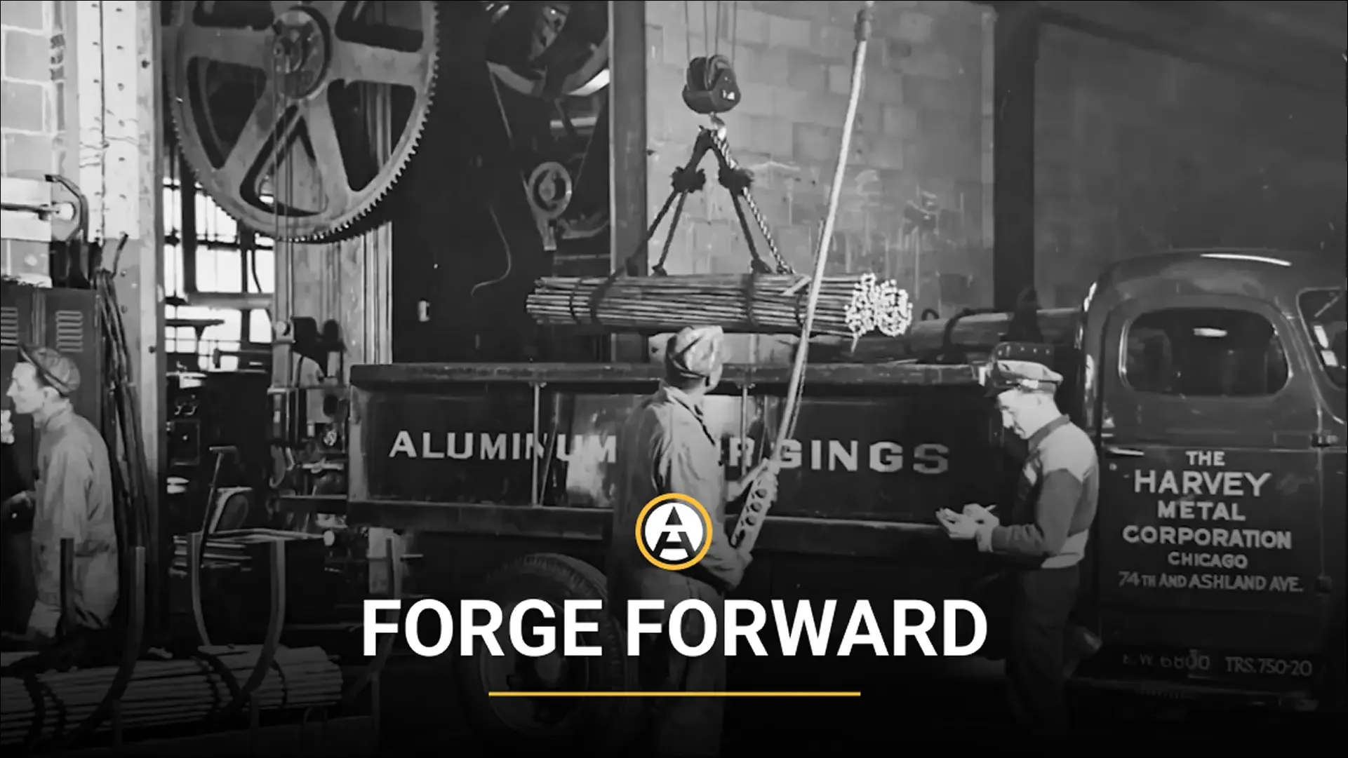 Anchor Harvey Forge Forward manufacturing campaign graphic