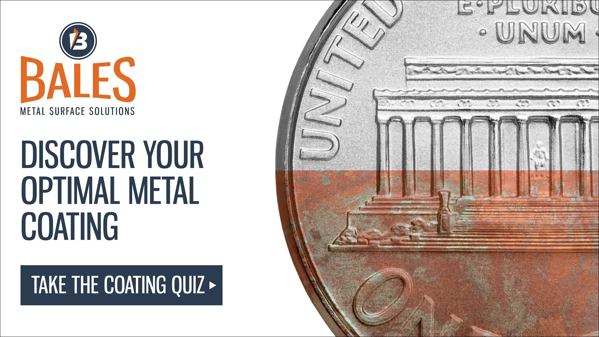 Bales Metal Surface Solutions coating quiz campaign graphic