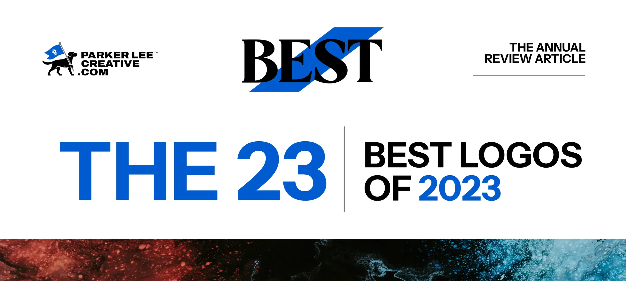 The 25 Best Logos of 2023 header graphic