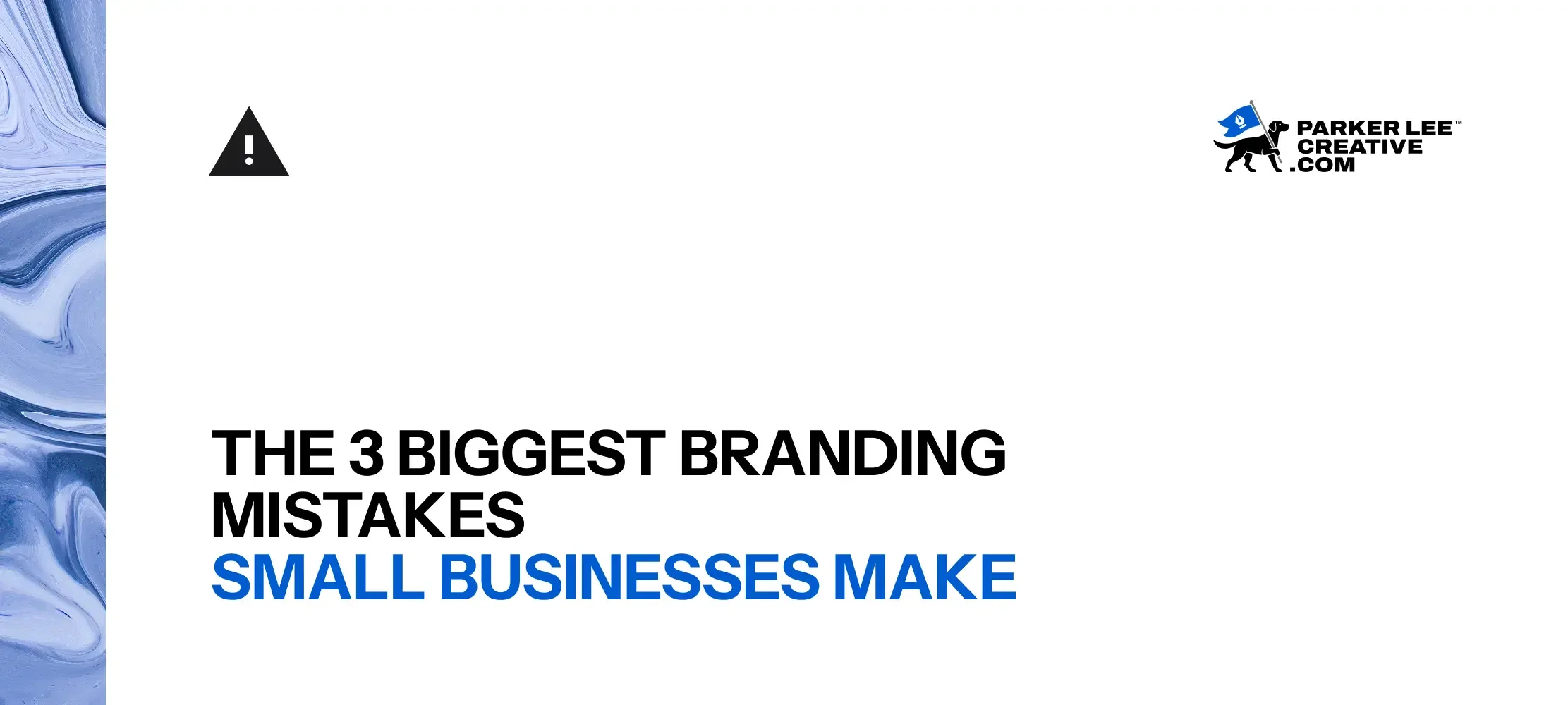 Small-business branding mistakes article header graphic