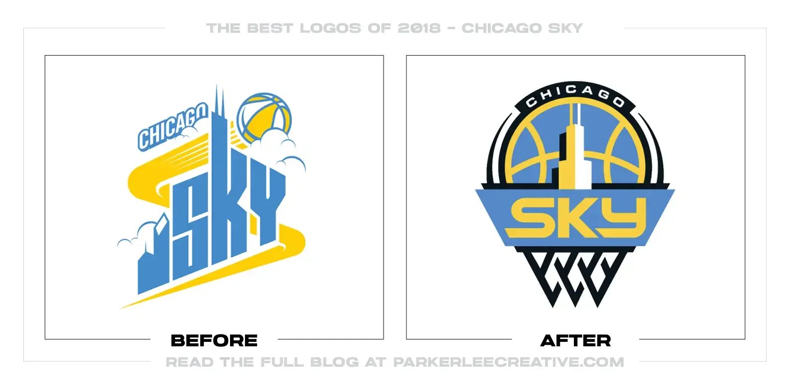 Before-and-after Chicago Sky logo comparison