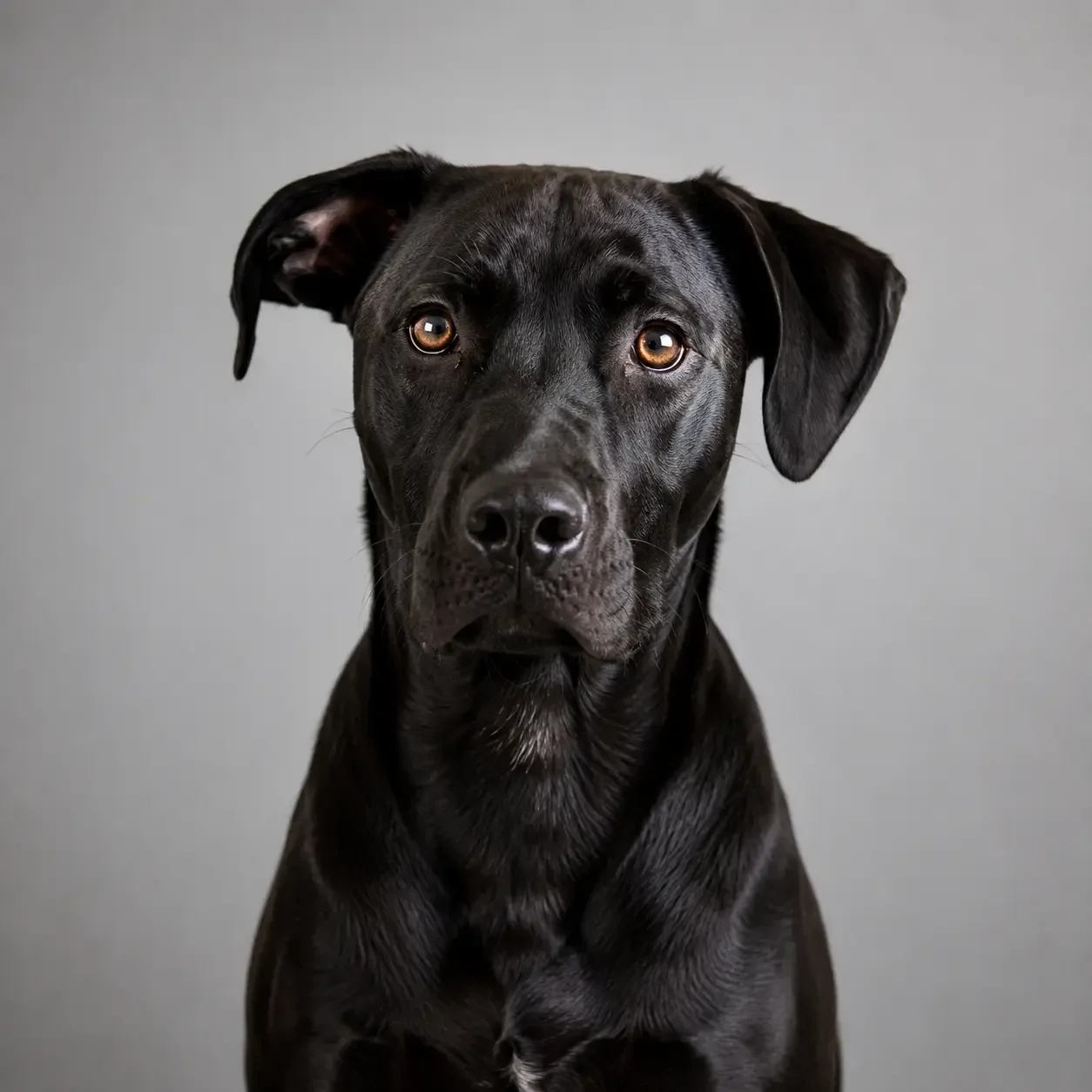 Rookie, Parker Lee Creative's black dog mascot