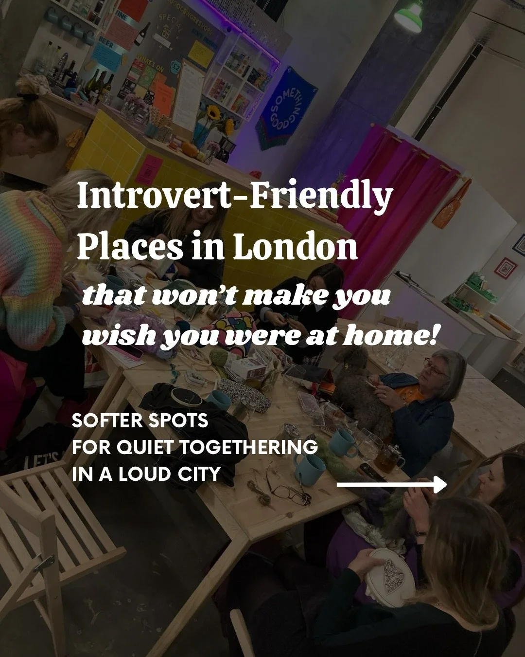 London isn&rsquo;t always the easiest place to be a quiet or sensitive introvert.

Even after decades here, I still find myself &lsquo;editing&rsquo; my way through the city &ndash; tuning things out, noise-cancelling headphones glued to my head, enj