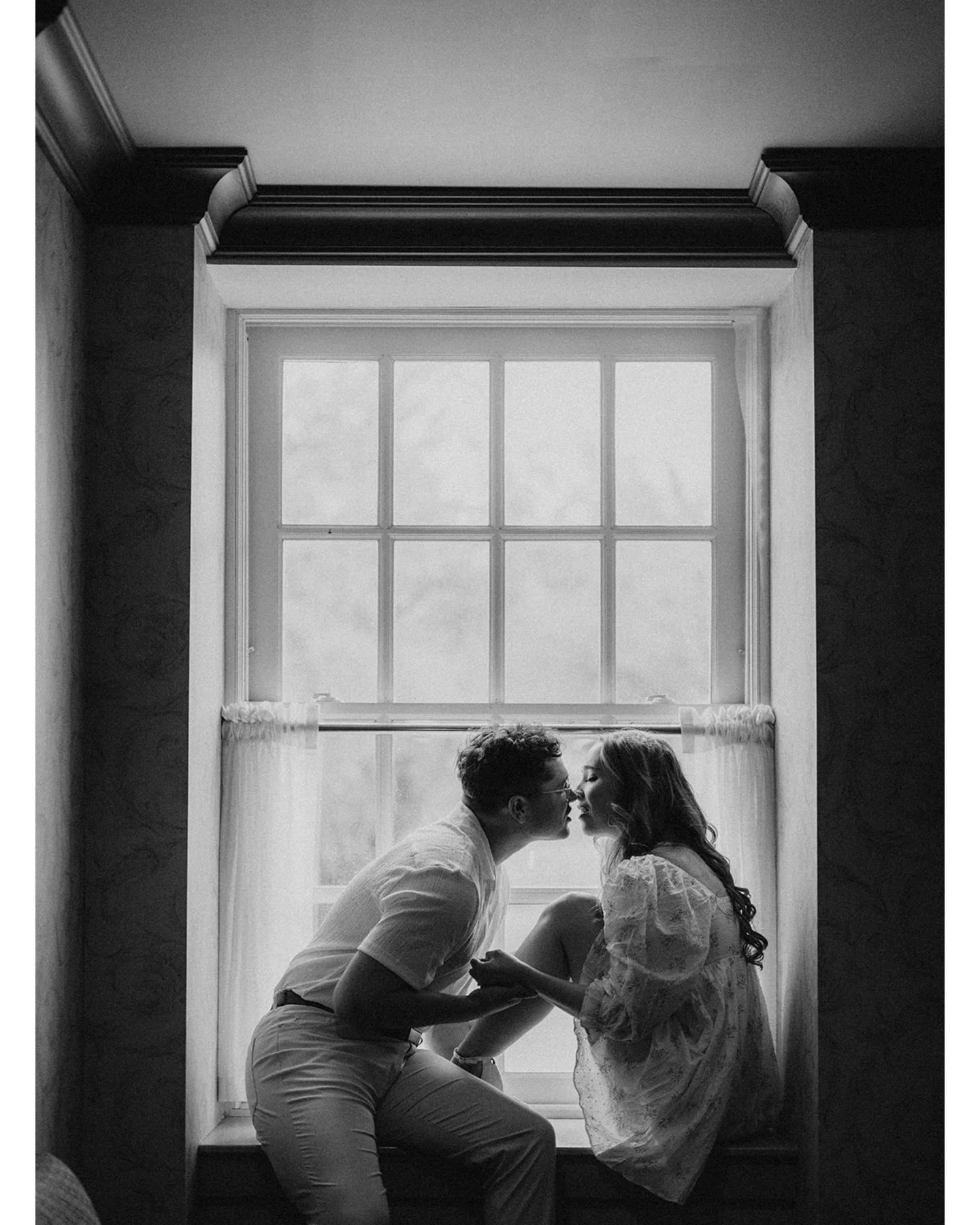 This dreamy engagement session turned out so playful and cinematic. Congrats A&amp;M!