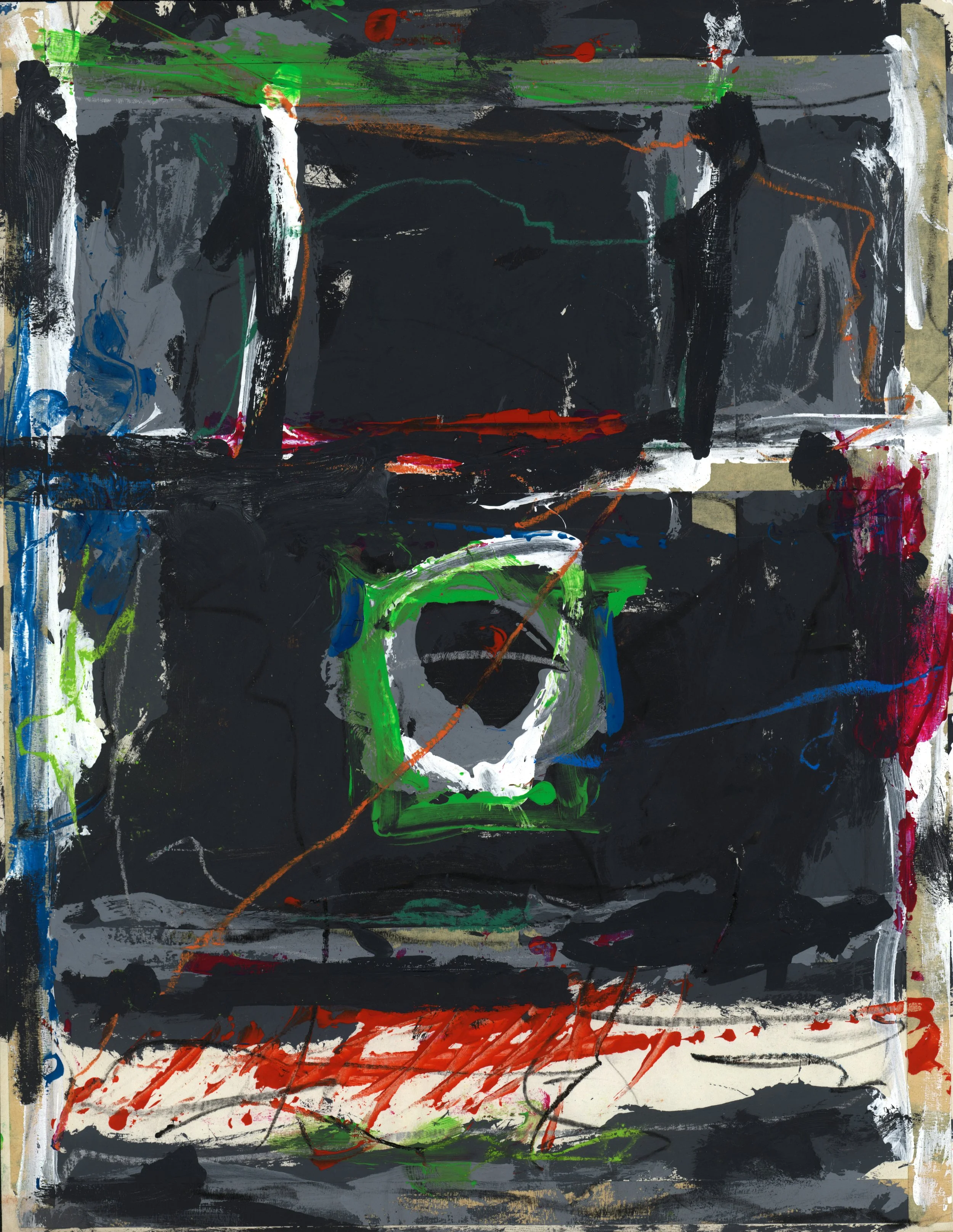 22. acrylic on paper, 14″ x 11″