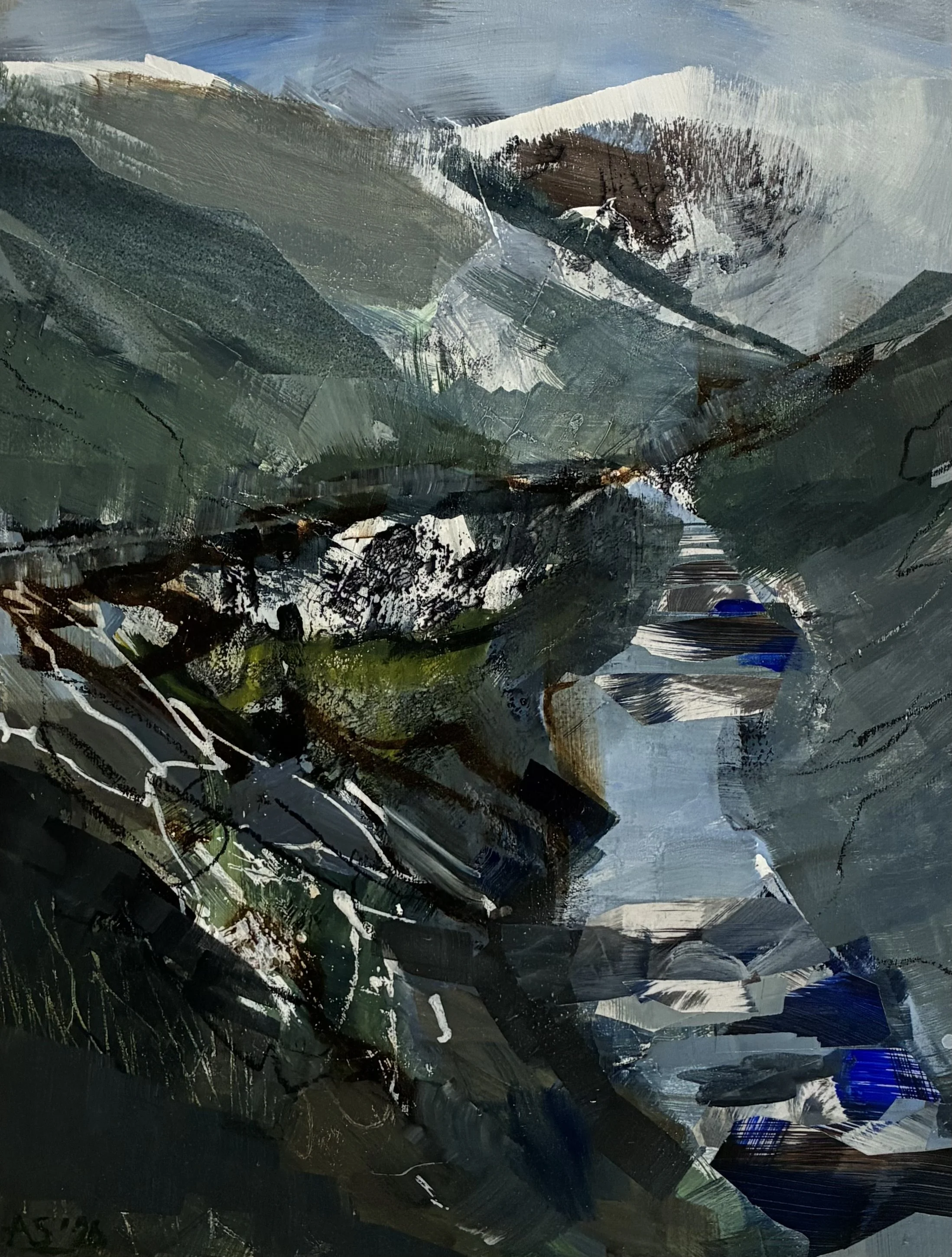Towards Settle (framed)
Mixed media on wood panel | 54 x 44 cm
£225