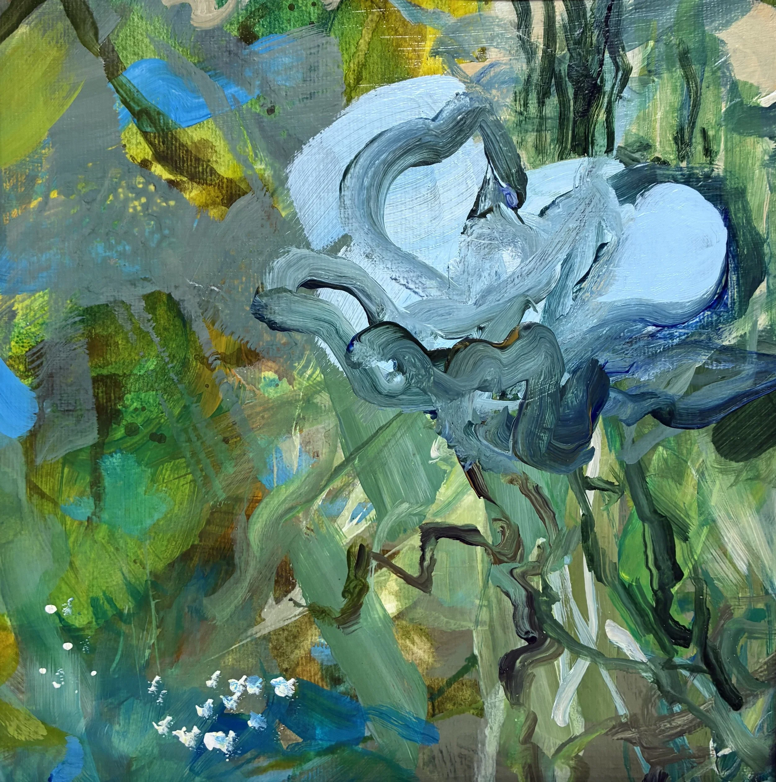 Sheltered Lagoon III
Acrylic on paper | 36 x 36 cm