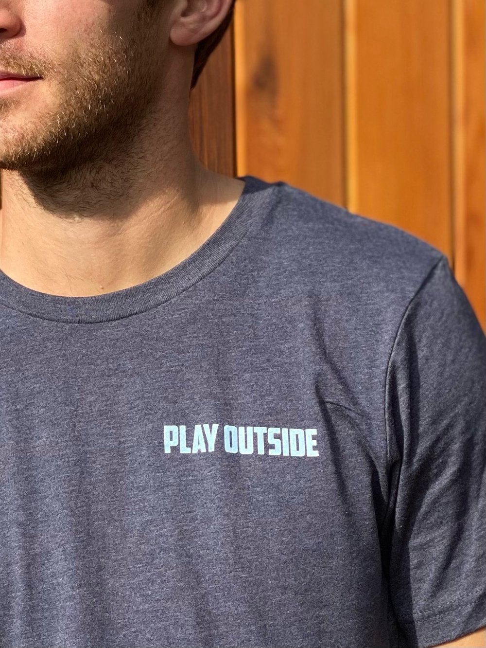 Play outside pond hockey t shirt